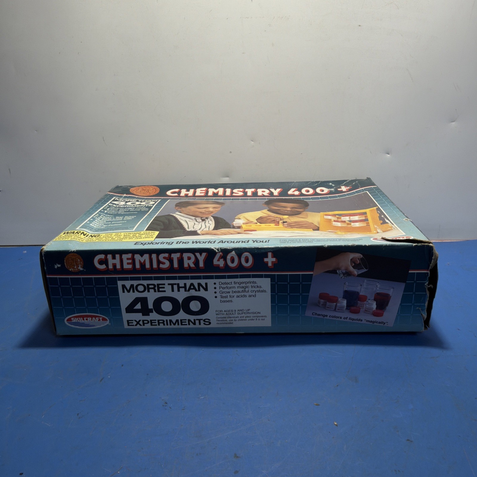 Vintage Chemistry 400+ Science Kit Set with Manual & Accessories