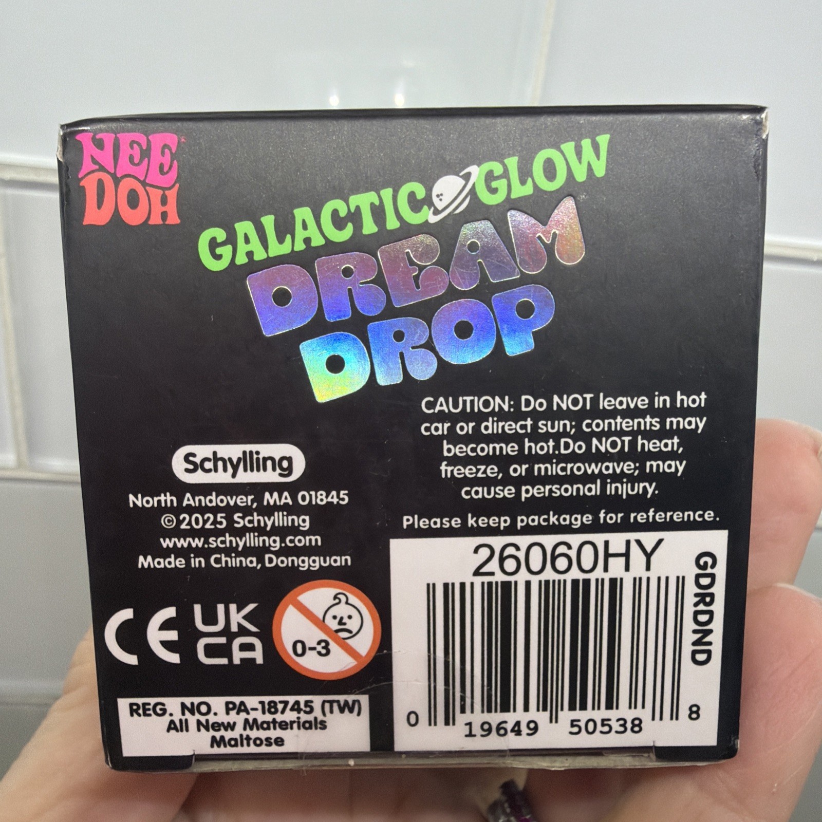 GREEN Needoh Nee Doh Galactic Glow Dream Drop EXTREMELY RARE AUTHENTIC
