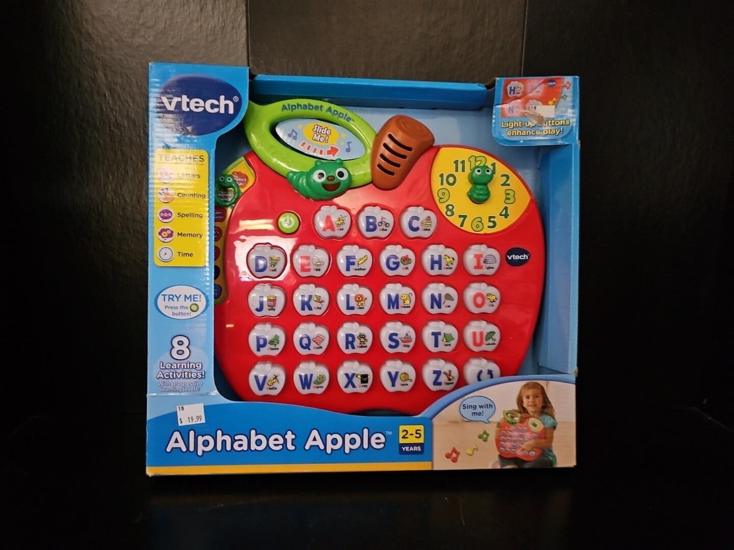 VTech Alphabet Apple Tree Teaches Beginning Reader Skills Sounds & Music New Box