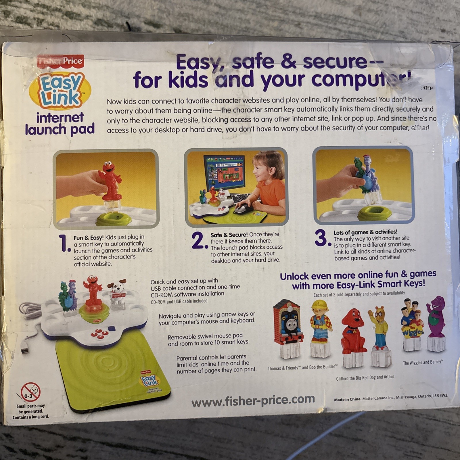 Fisher-Price Easy Link Internet Launch Pad Sesame Street Elmo New