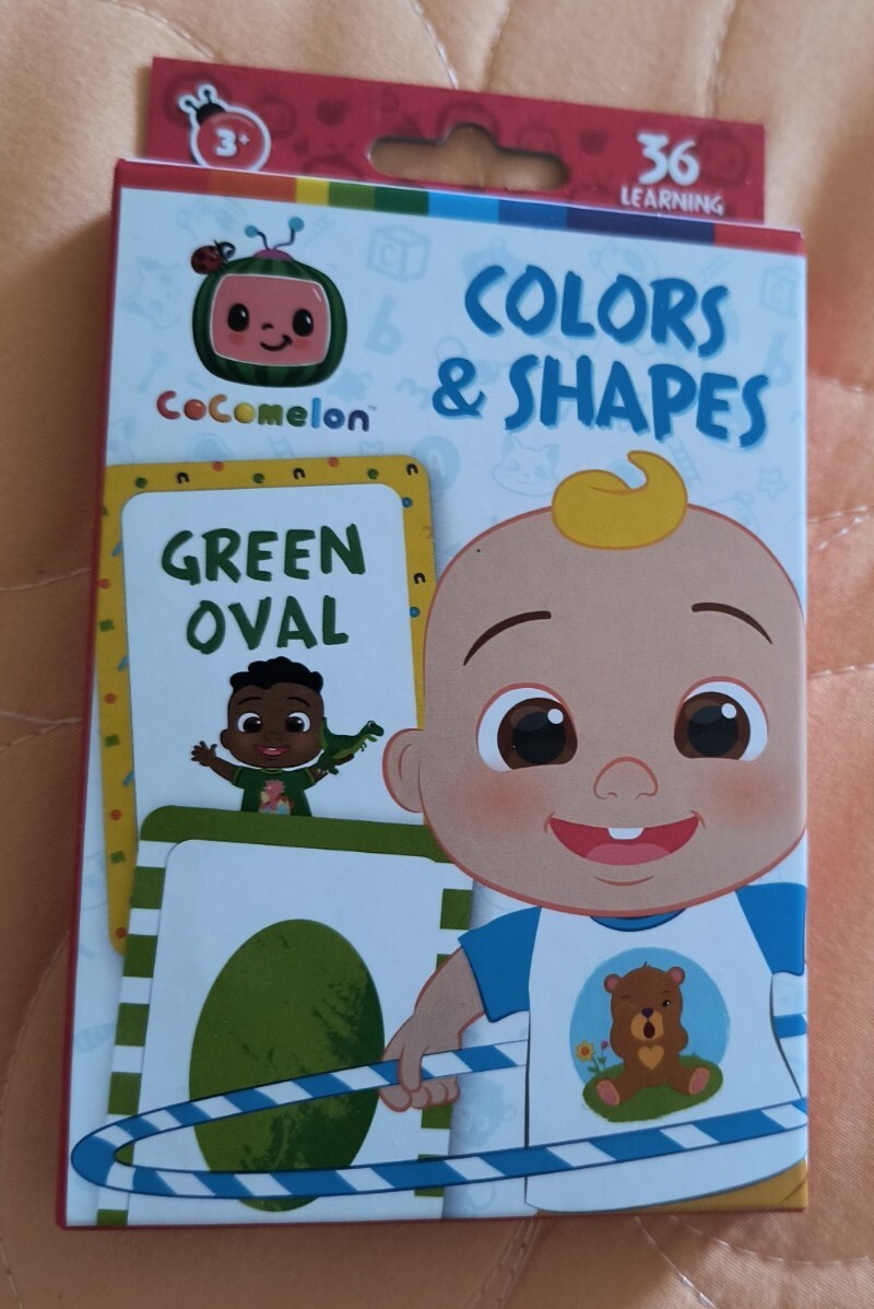 Cocomelon Colors & Shapes Learning 36 Flash cards Educational 🆕 Free ship!