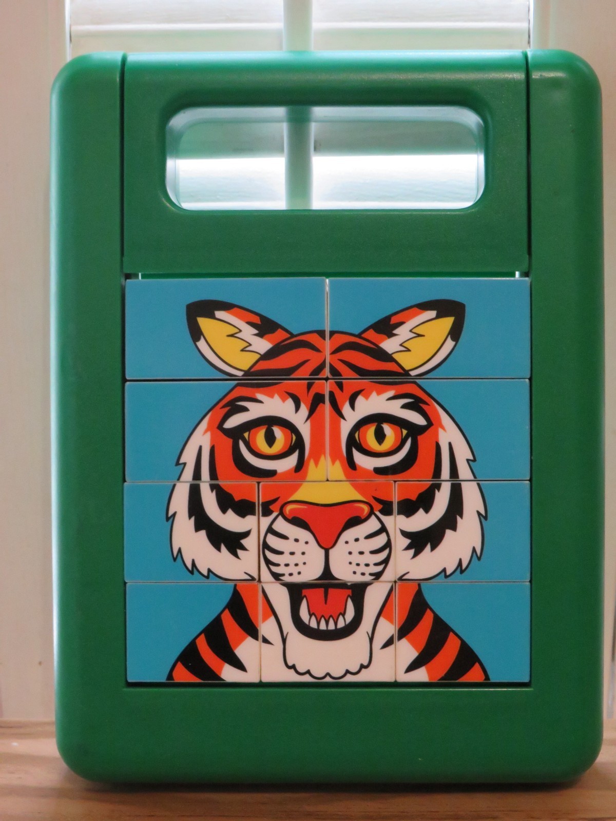 Schylling MIX OR MATCH Animal Puzzle 2004 Leisen ~ Zebra ~ Giraffe ~ Tiger