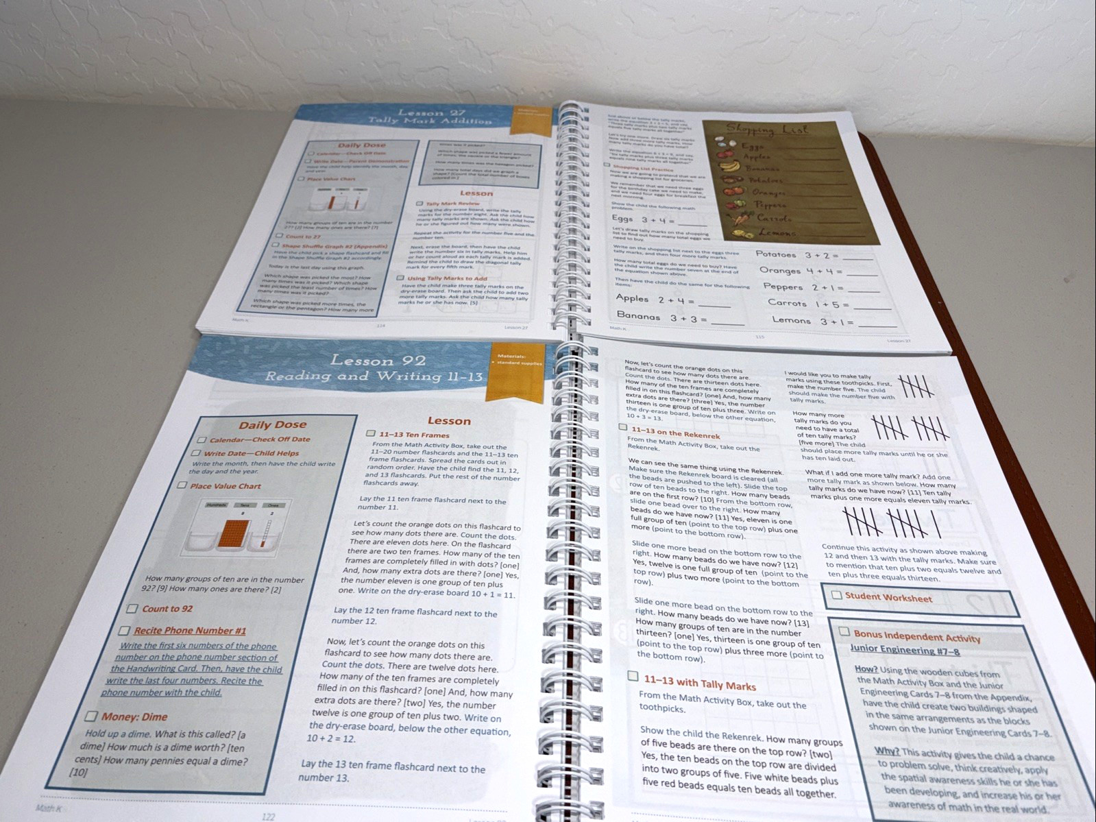 The Good and the Beautiful Math K Course Book Part 1 & 2 Bundle