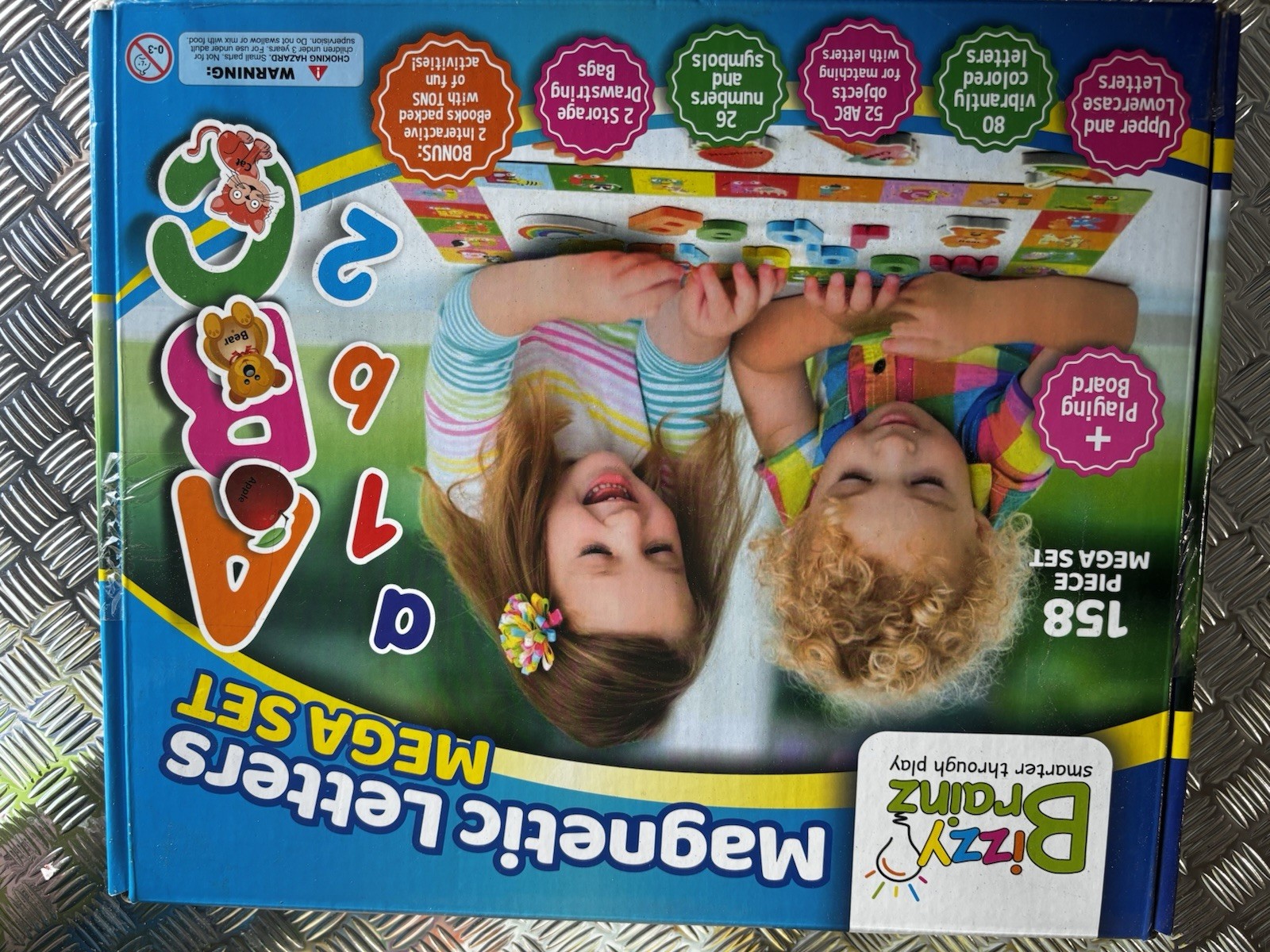 Bizzy Brainzsmarter Through Play Magnetic Letters Mega Set -158pcs (BA-098)