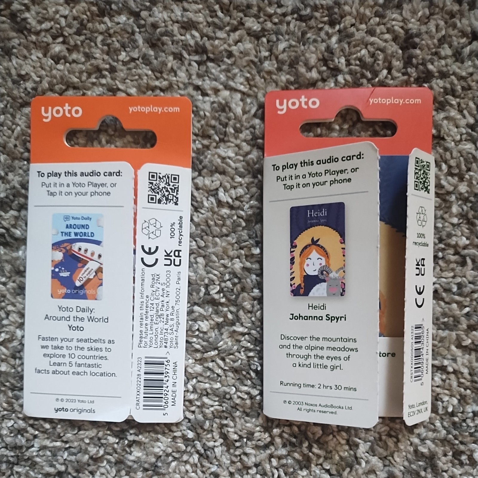 Yoto Card – Heidi – Johanna Spyri and Around the World