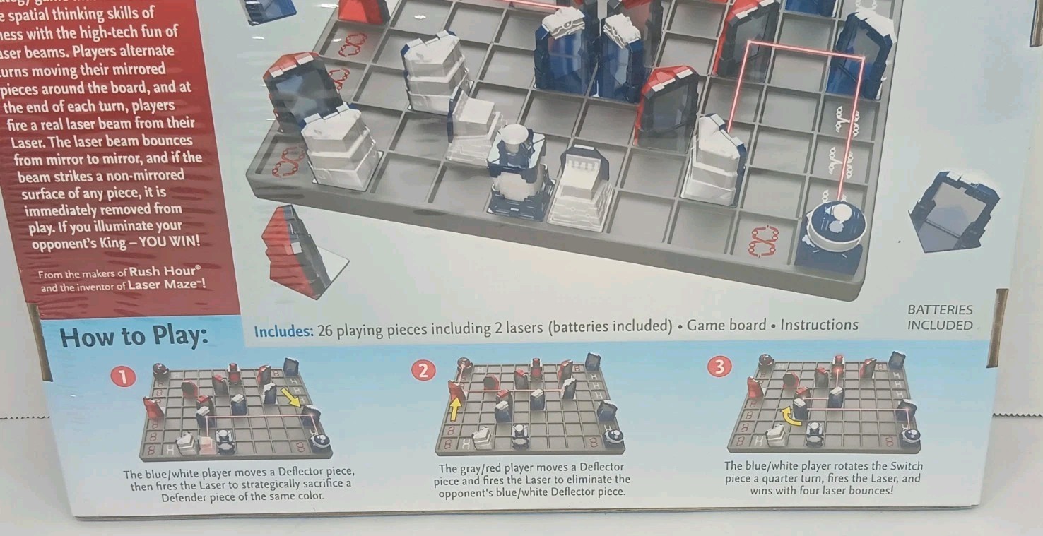 ThinkFun Laser Chess Two Player Strategy Beam Game Toy Brand New Sealed