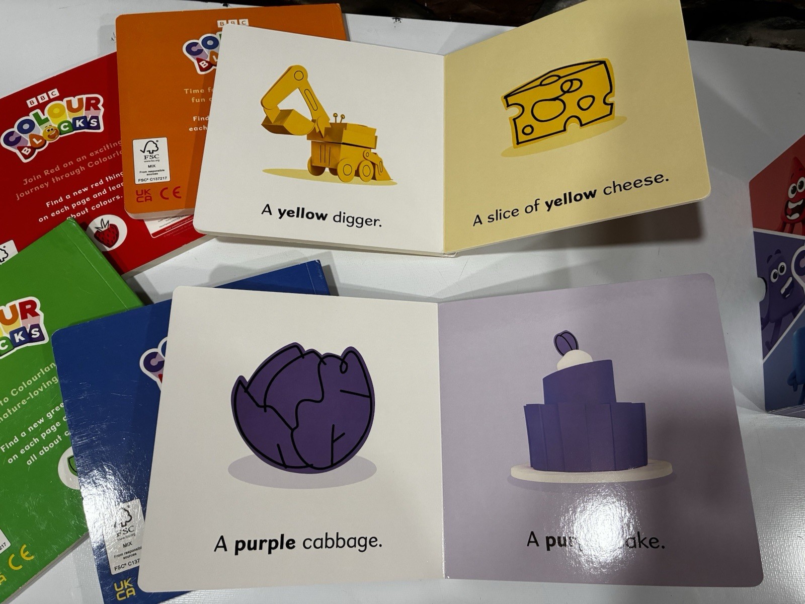 Colourblocks Box Set Kids Color Books BBC CBeebies