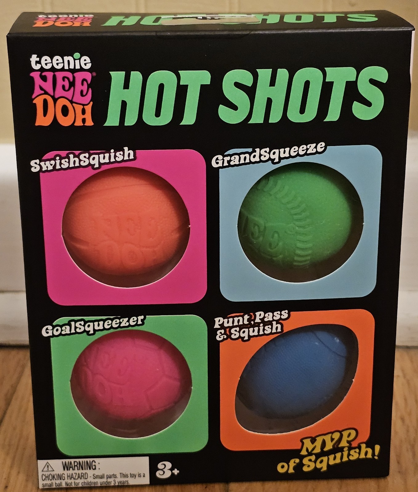 Schylling Teenie Nee Doh Hot Shots Squeeze Squish Toy Set Viral Tiktok Item