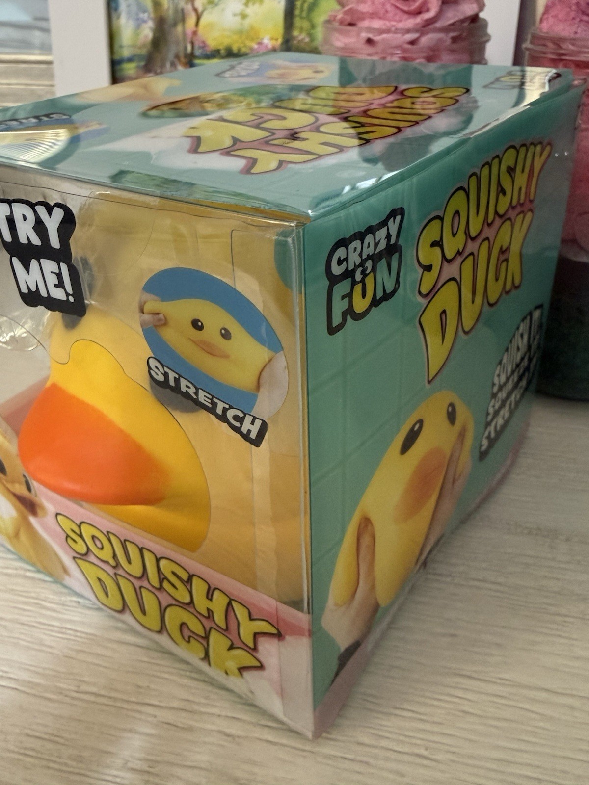 Jumbo Squishy Squeezy Duck Rare Viral TikTok Sold Out RMS Crazy Fun NEW Rare