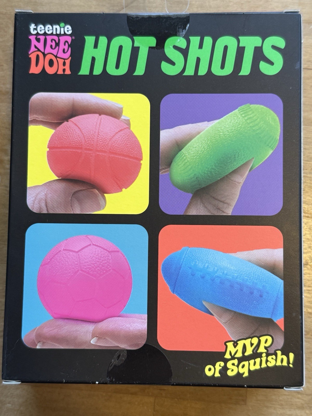 Teenie Needoh Hot Shots Set Of 4 Mini Squishes Rare