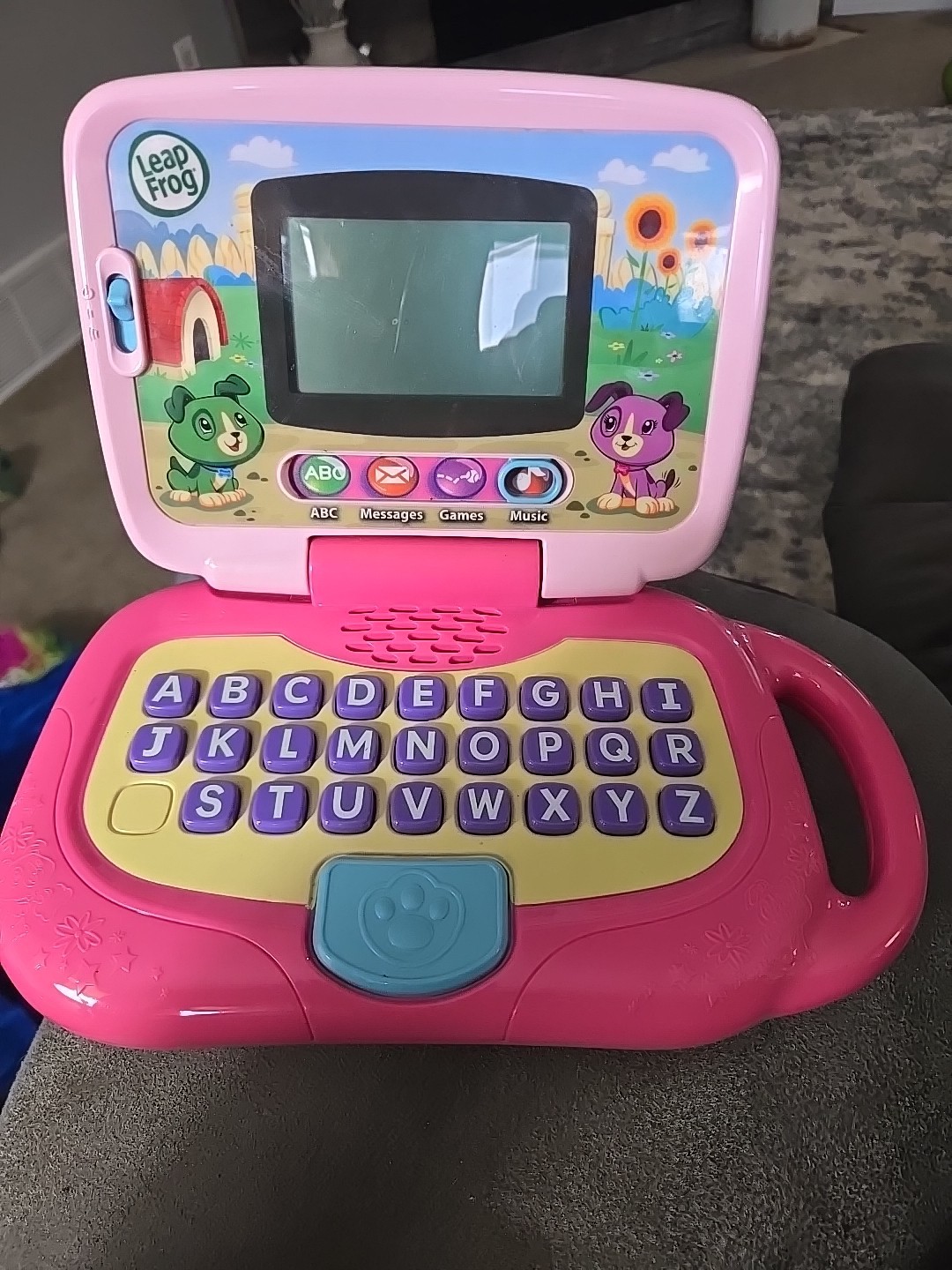 Leap Frog My Own Leaptop ~~ Learning Laptop For Kids PINK~~ Works Music Talks