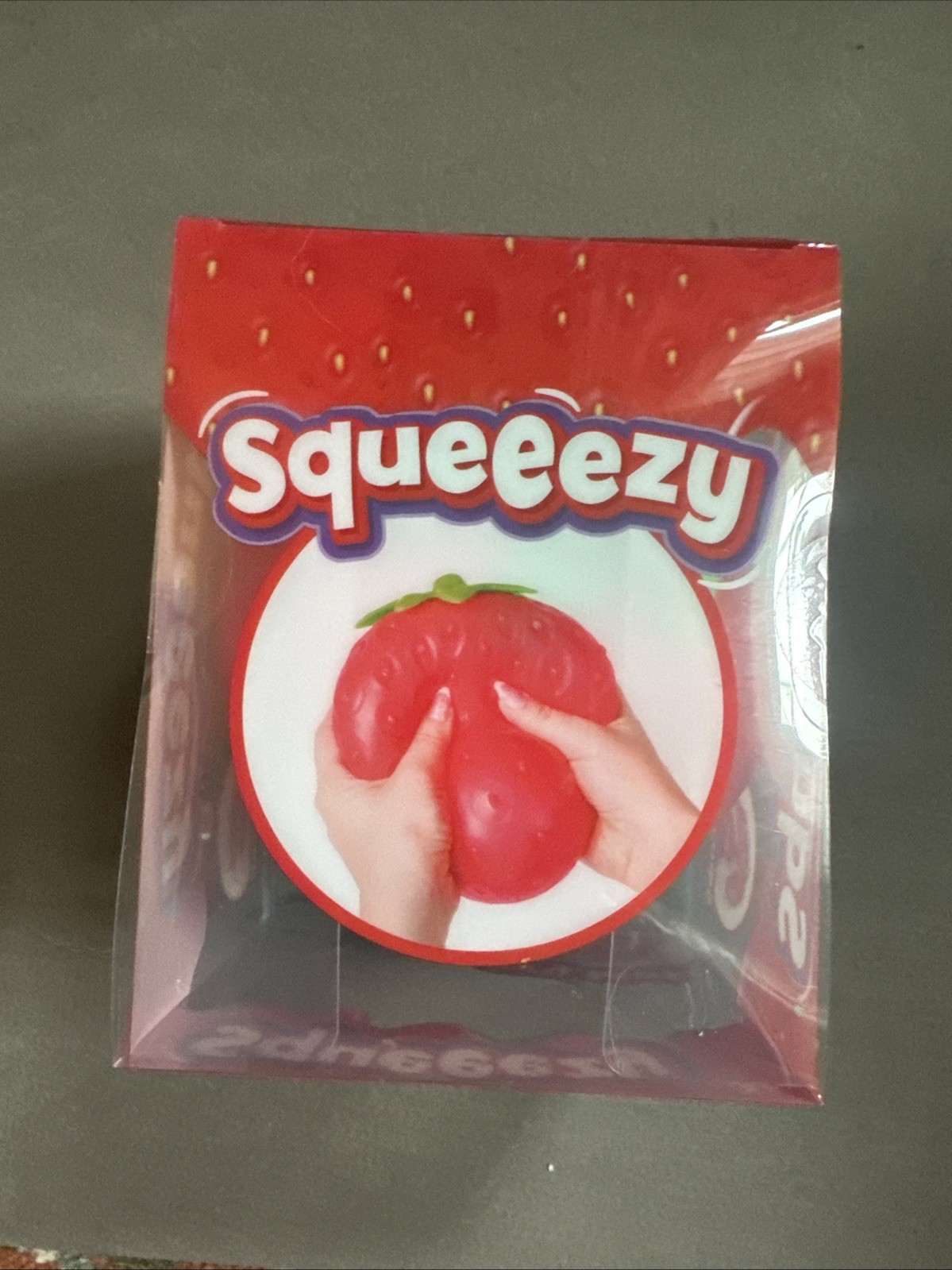 Sunny Days Jumbo Squeezy Strawberry Squishy Toy Stress Relief Sensory Fun New