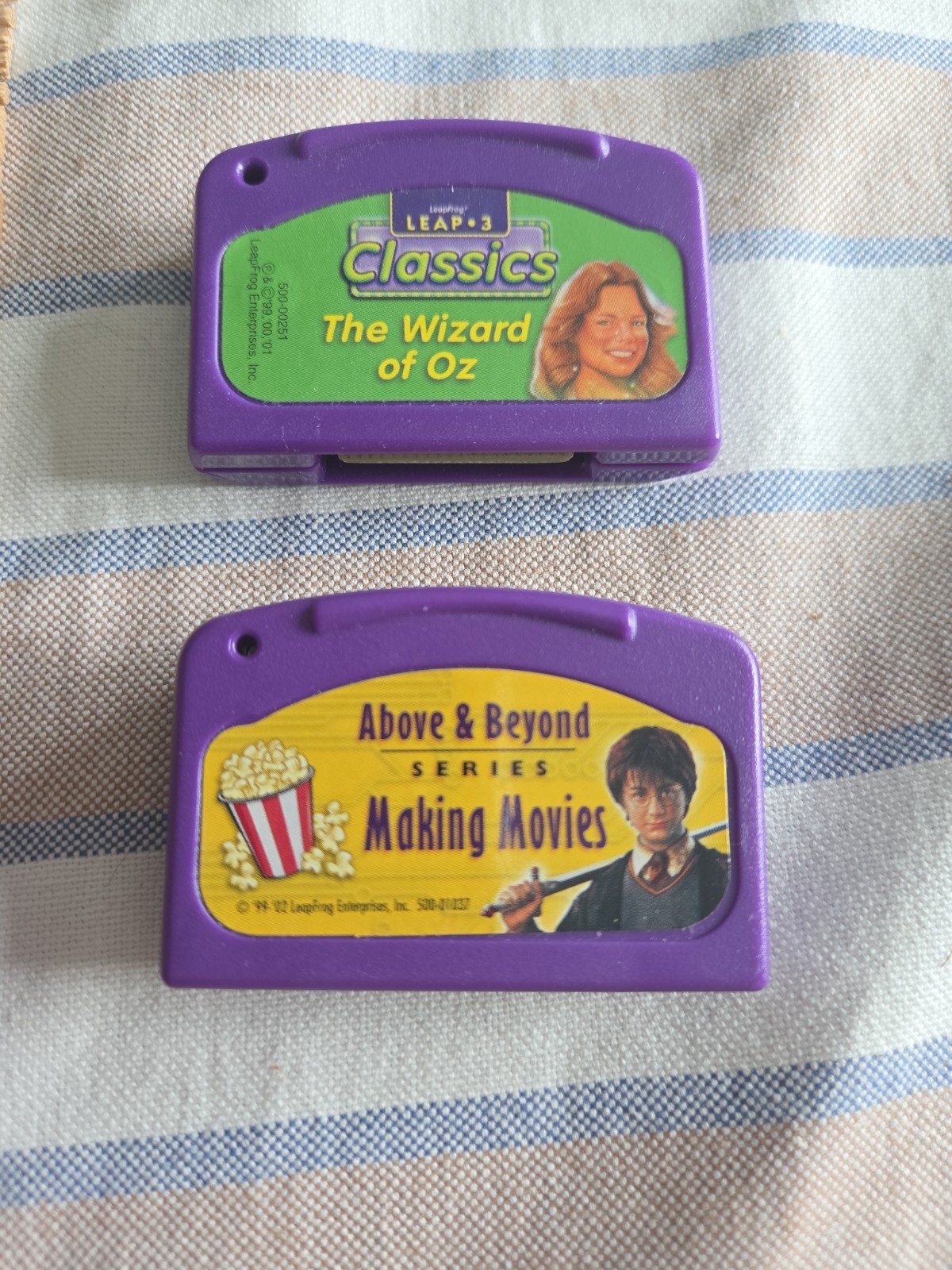 LeapFrog LeapPad Game Cartridges Lot of 24-Lion King, Monsters Inc, Scooby Doo