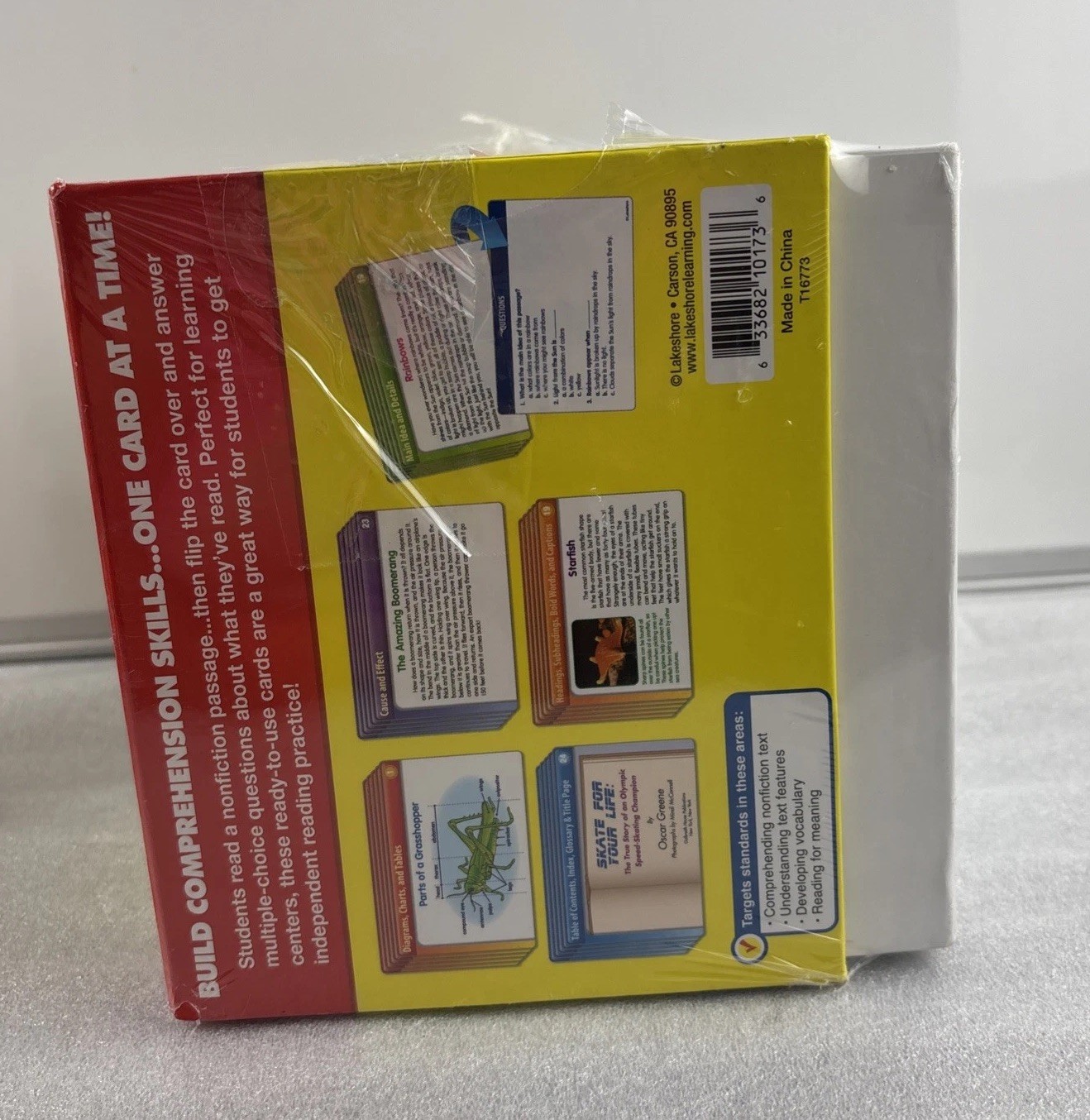 Lakeshore Nonfiction Comprehension Quickie Cards LL862