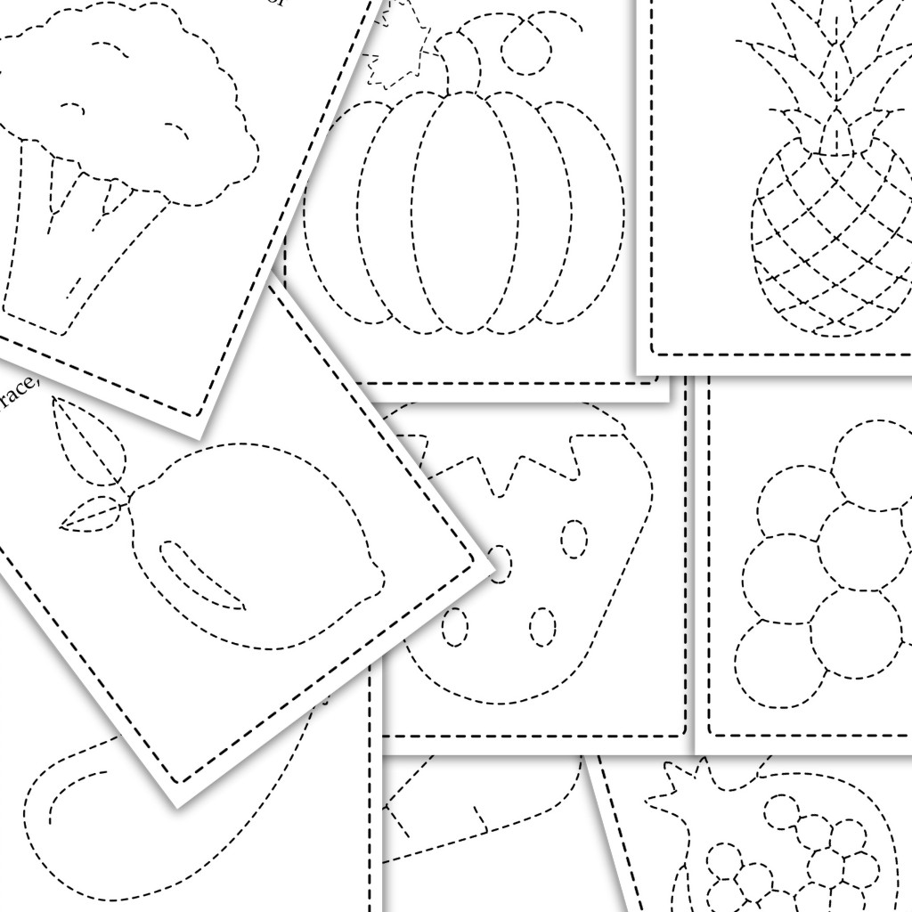 Tracing & Pencil Control Printable Activity Book Bundle for Kids Ages 3-7