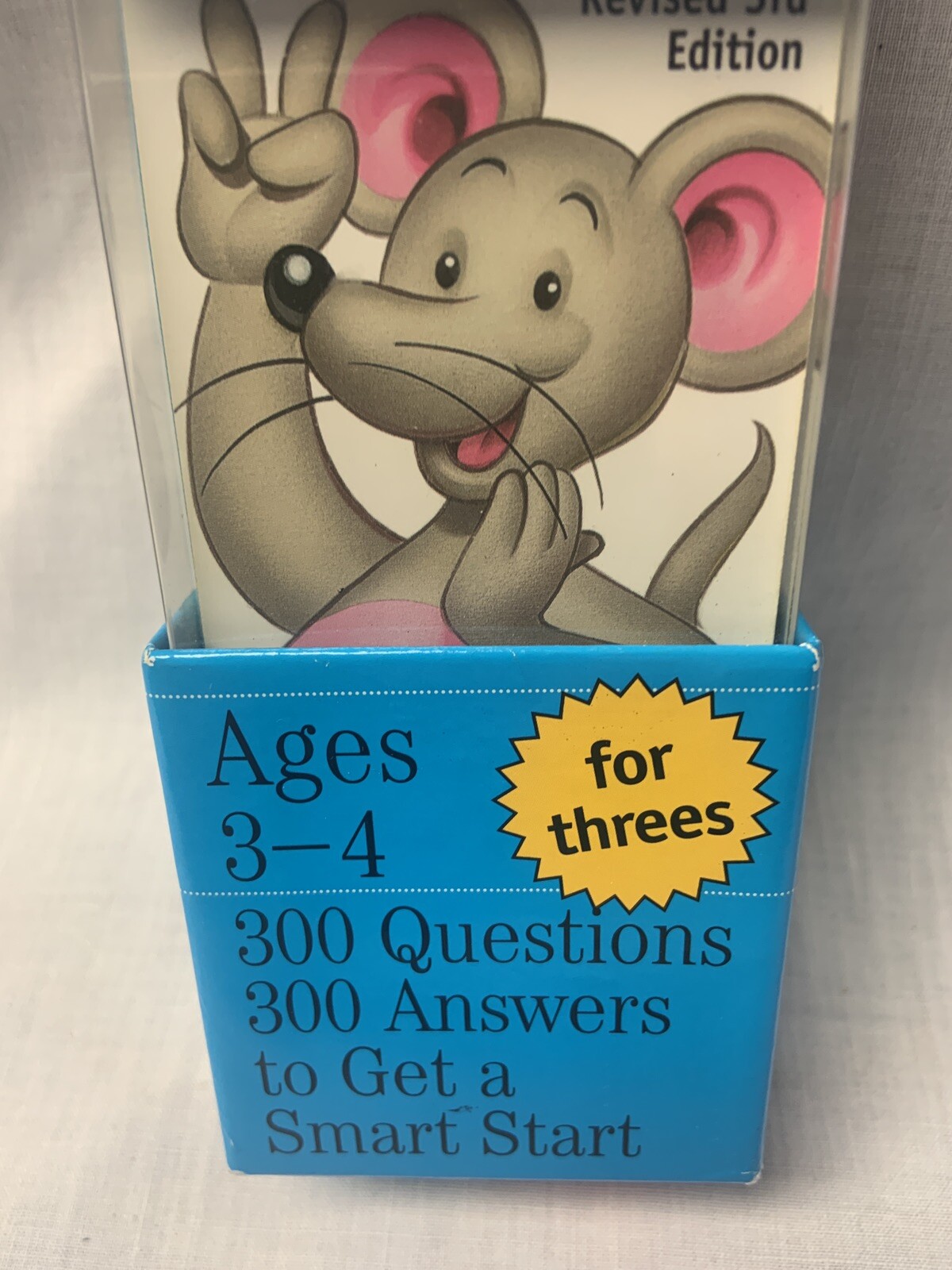 Brain Quest For Threes-Revised 3rd Edition-Ages 3-4