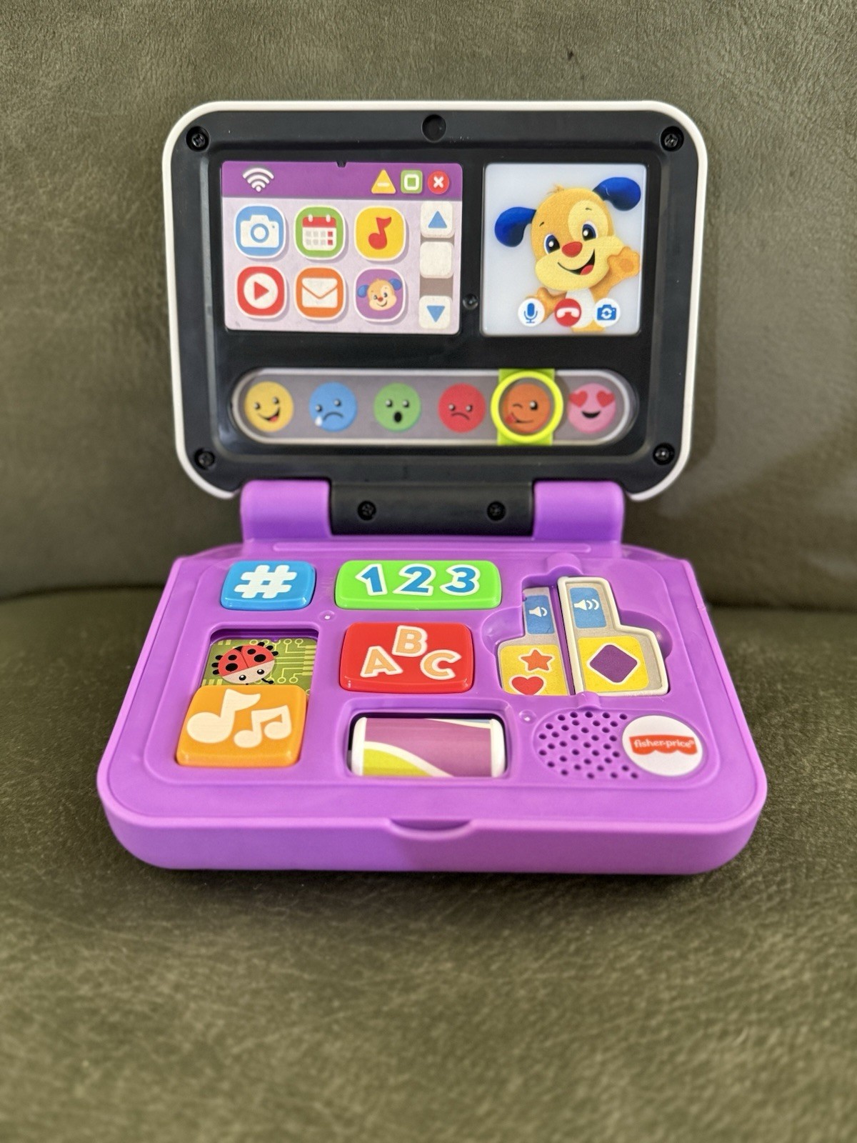 Fisher-Price Laugh & Learn Click & Learn Laptop Interactive Baby Toy 6-36 months