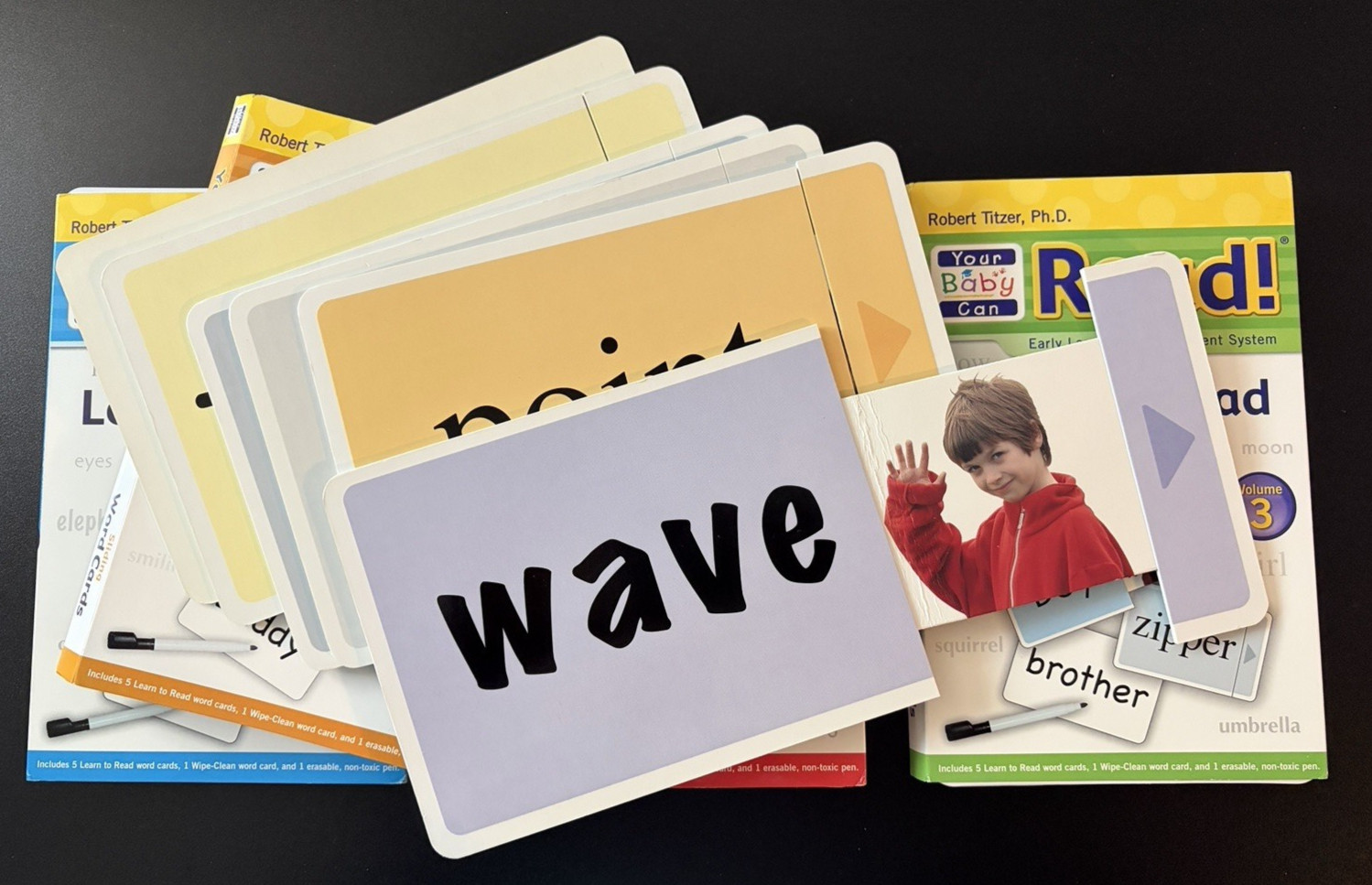 ROBERT TITZER PHD YOUR BABY CAN READ EARLY LANGUAGE DEVELOPMENT LOT CARDS BOOKS