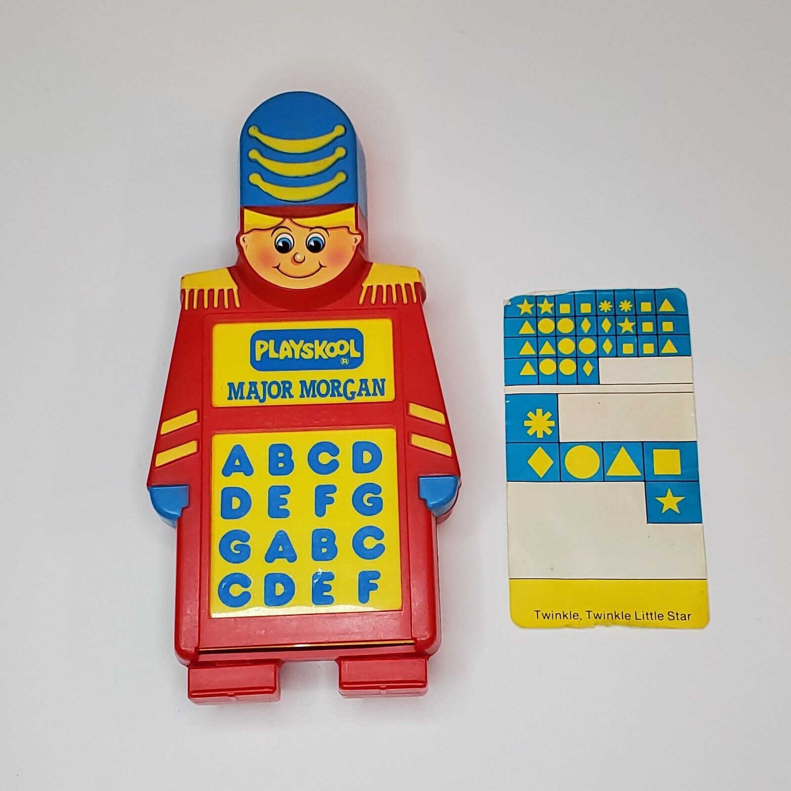 Vintage 1989 Playskool Major Morgan Musical Electronic Toy Soldier with Card