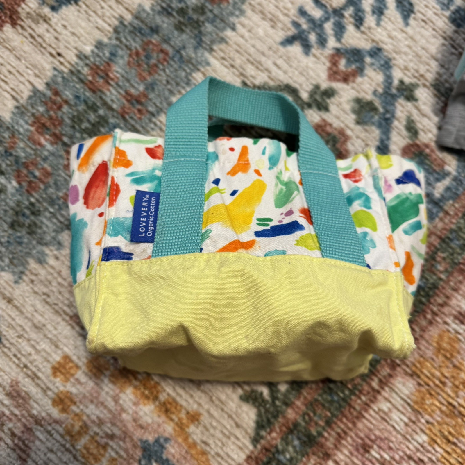 Lovevery Organic Cotton Pinkies Up Picnic Bag – Play Kit Replacement Part