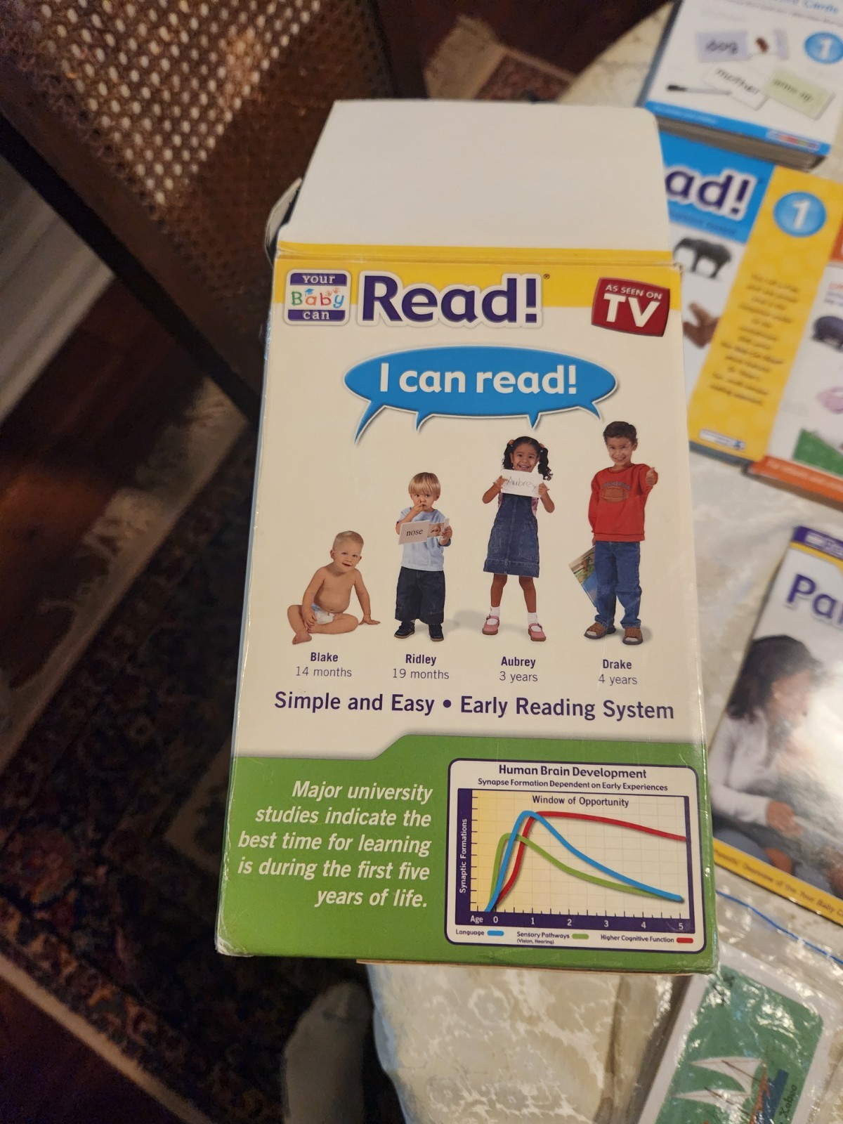 Your Baby Can Read Complete Early Language System 3 Months-5 Years DVDs Books