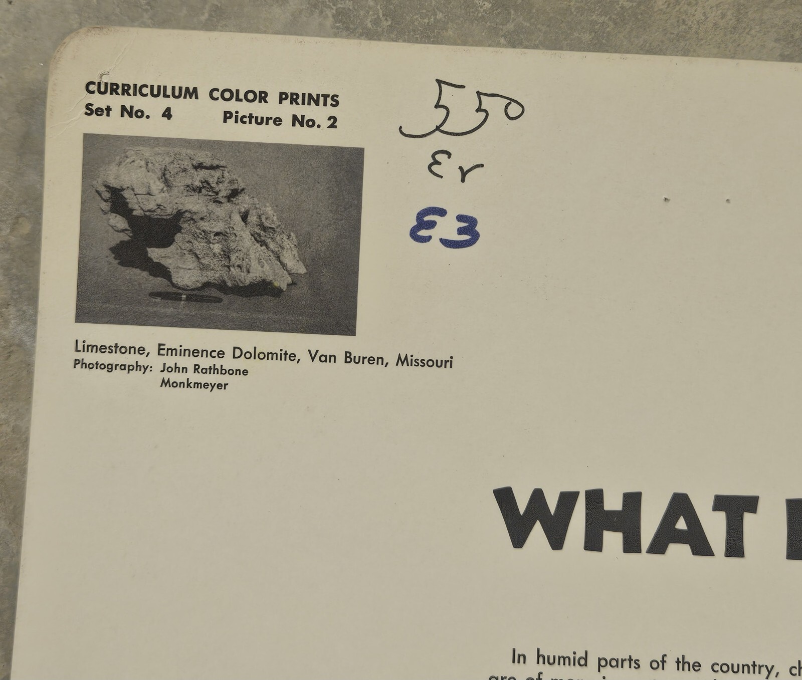 28 1960’s Educational Aids 18″x13″ Cards Erosion Fruit Farming Weather Butterfly