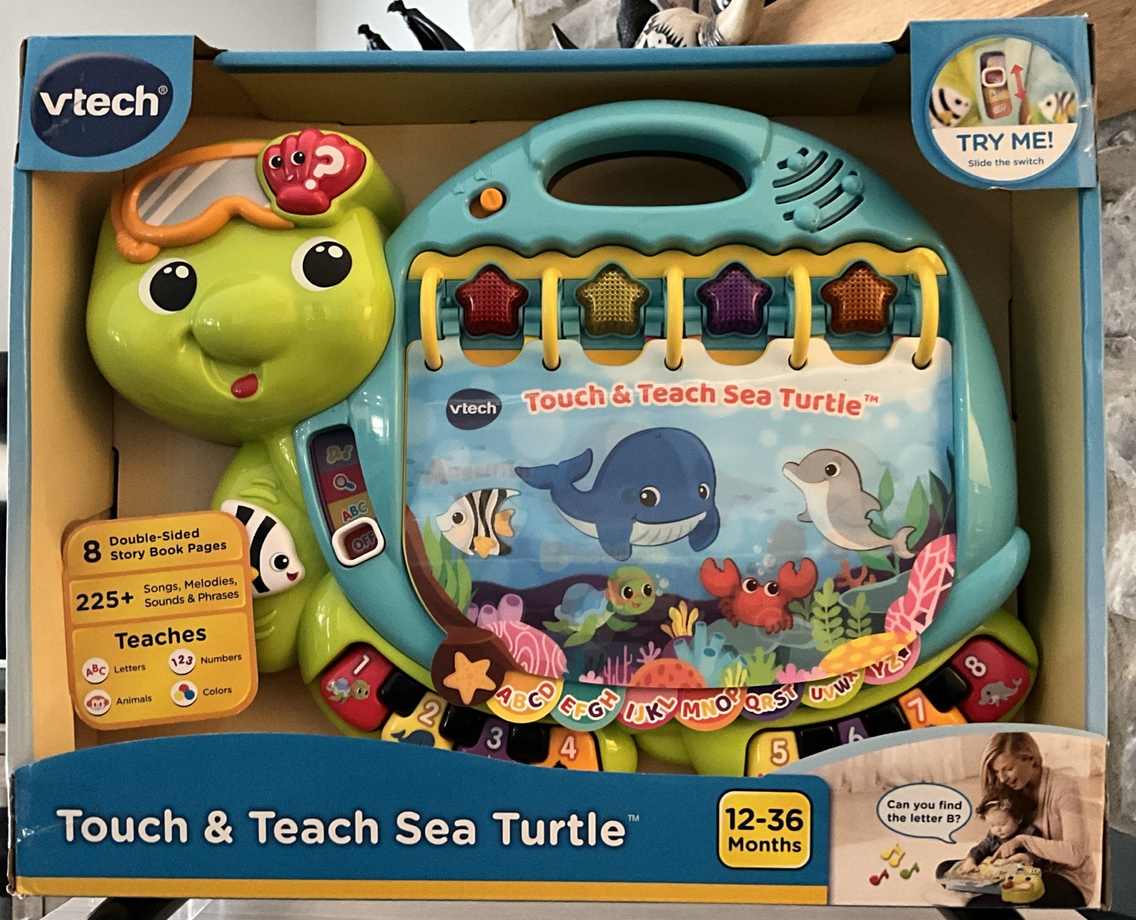 VTech Touch & Teach Sea Turtle Educational Toy Book