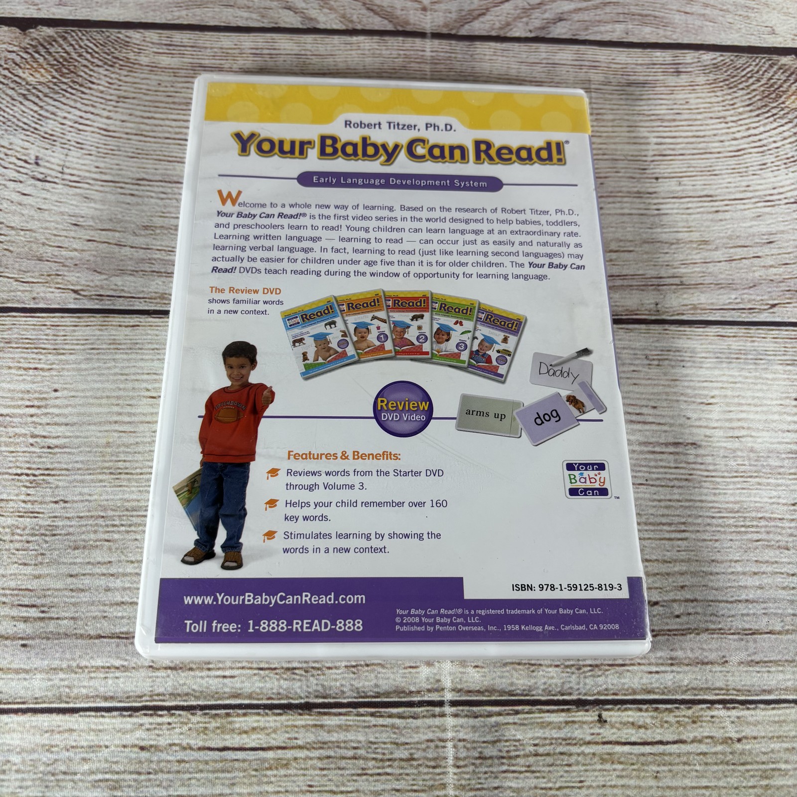 Your Baby Can Read! Early Language Development System 3-DVD Set Starter Volume 1