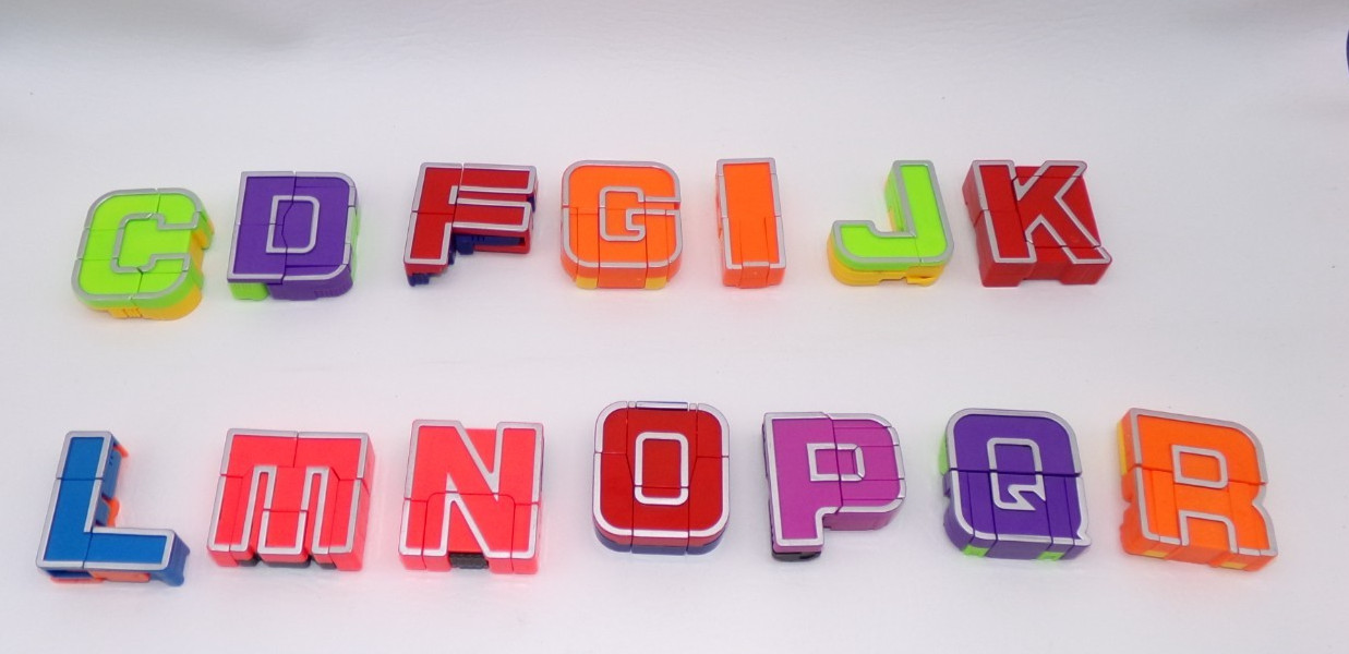 Alpha-Bots Transforming Alphabet & Numbers Numbers Complete Alphabet Incomplete