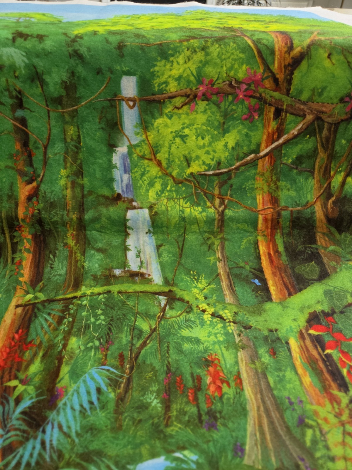Little Folk Rain Forest Felt Set 30+ Pieces LOT Background & Pre-Cut Animals