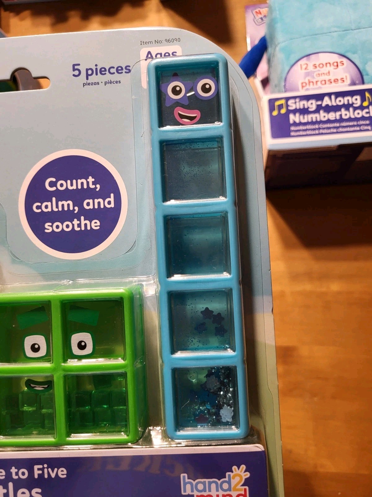 Number Blocks Sensory Bottles One to Five Numberblocks Counting Toy hand2mind