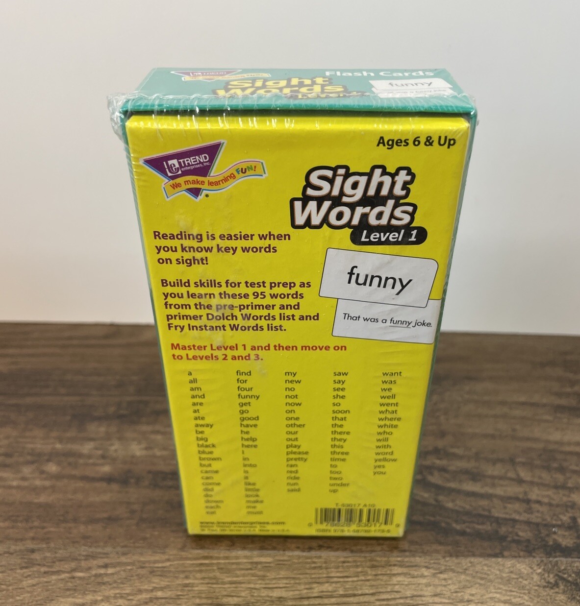 Sight Words Level 1 Skill Drill Flash Cards New Sealed
