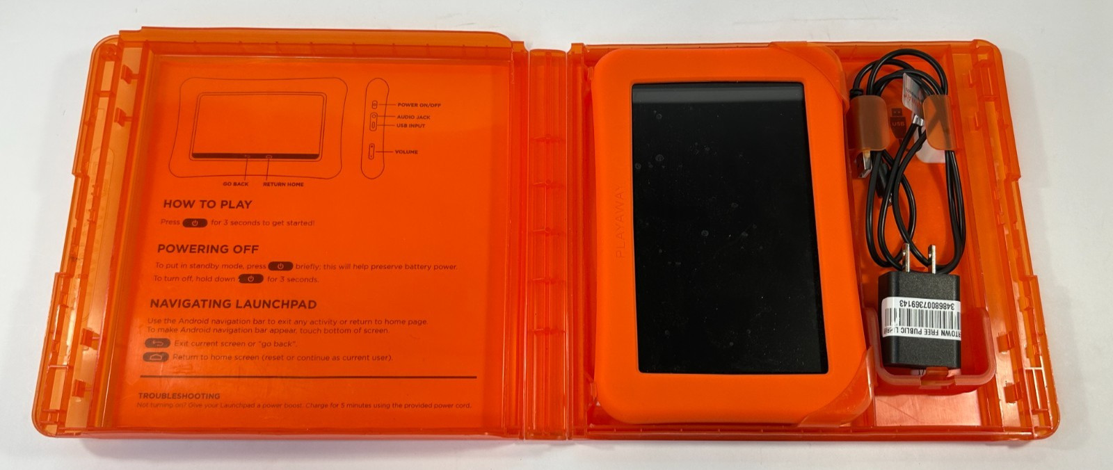 Playaway Launchpad Pre-Loaded Tablet – Go With the Story! Ages 5+