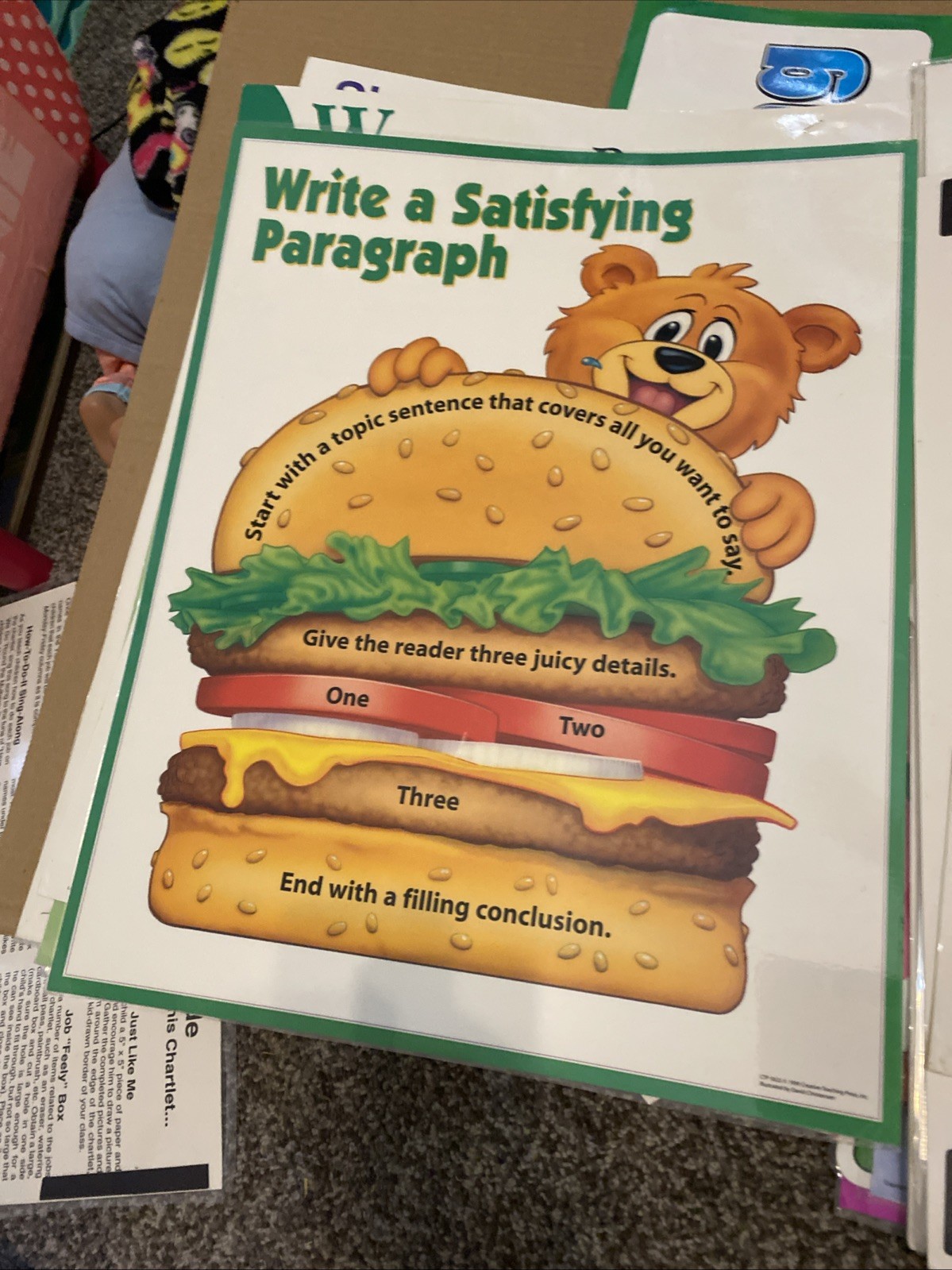 MEGA Language Arts Classroom Poster Lot ~100 Pieces Writing, Grammar, Reading