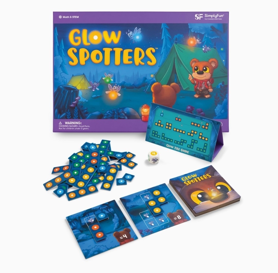 SimplyFun Glow Spotters A Visual and Adventurous Math Game for Kids