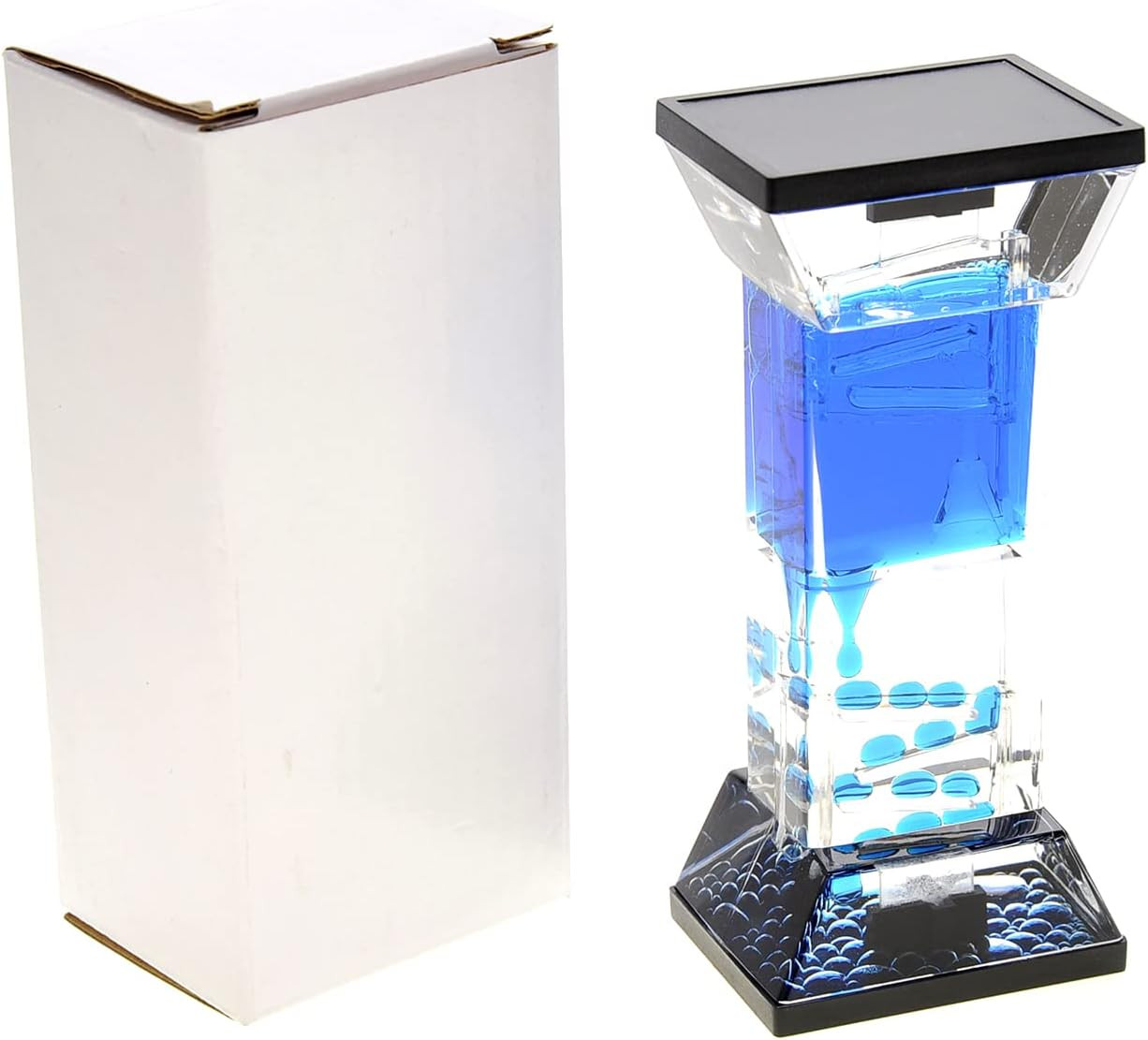 Liquid Motion Bubbler Sensory Toy Relaxing Desk Top Water Game Kids Adult