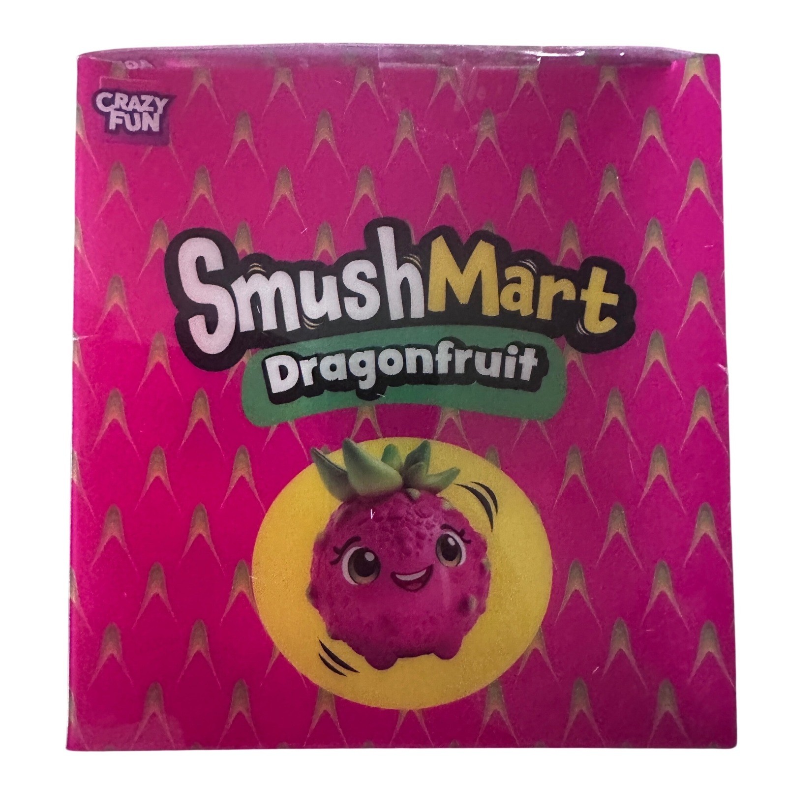 Crazy Fun Smush Mart Dragonfruit Squishy Scented Viral Toy Pink Green New