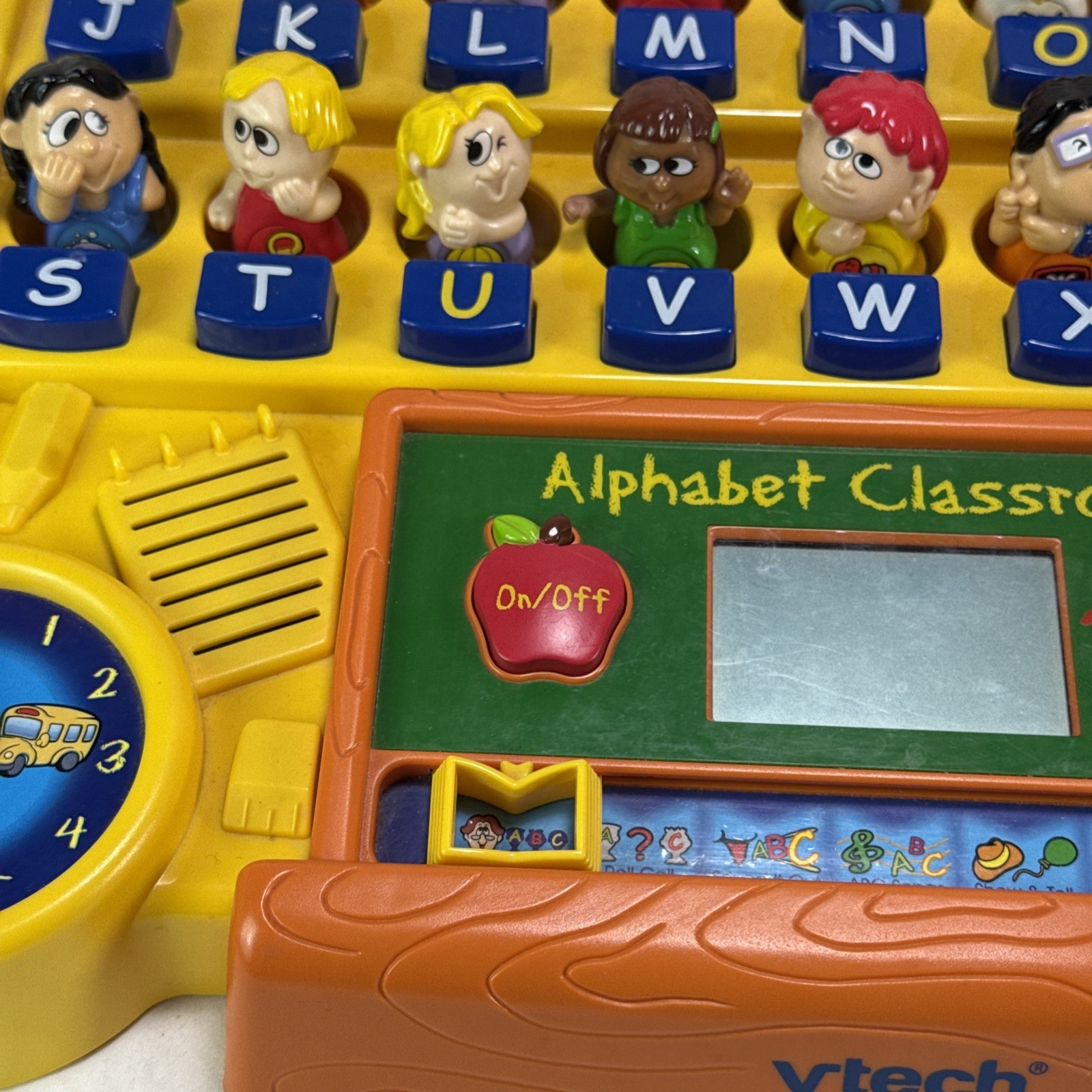 RARE Vtg VTech Interactive Alphabet Classroom Learning Toy Yellow – WORKS!