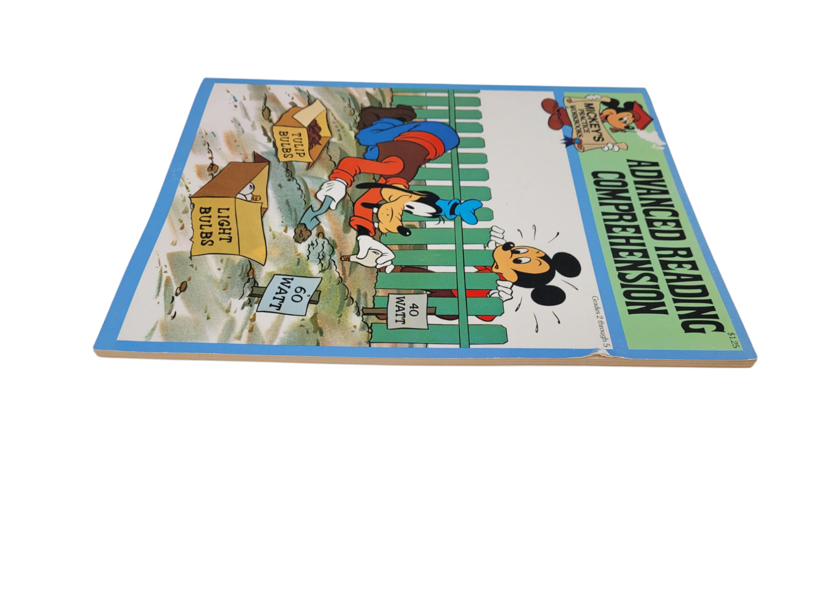 VTG 1979 Mickey Mouse’s Advanced Reading Comprehension Workbook Grades 2-5 NOS
