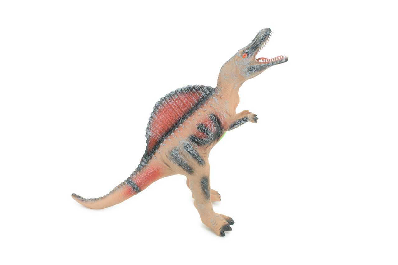 Spinosaurus Toy Sail-back Dinosaur Soft Rubber Model Gift 15 Inches AR01 B300