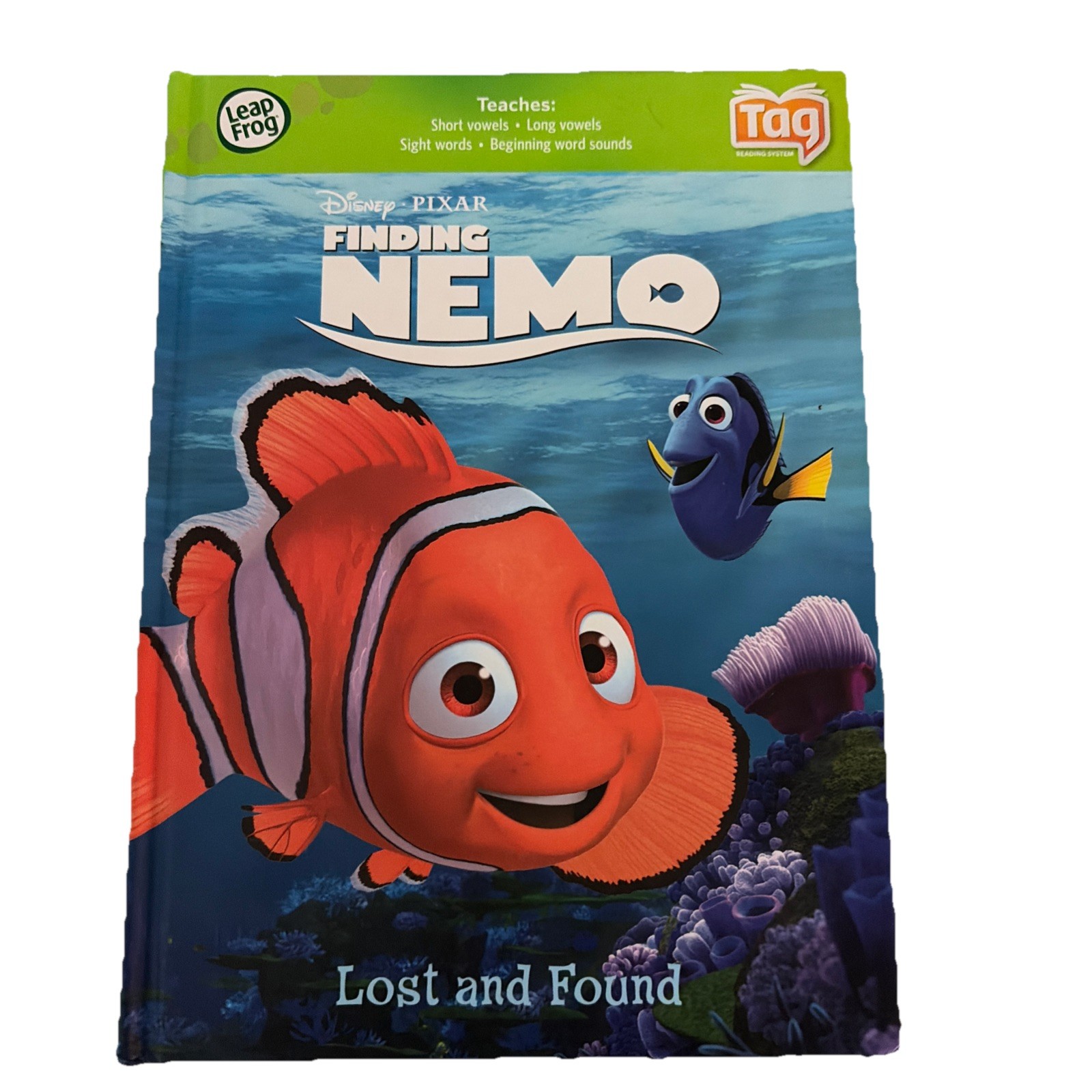 LeapFrog Tag Pen LeapReader book Disney Pixar’s FINDING NEMO: LOST AND FOUND 106