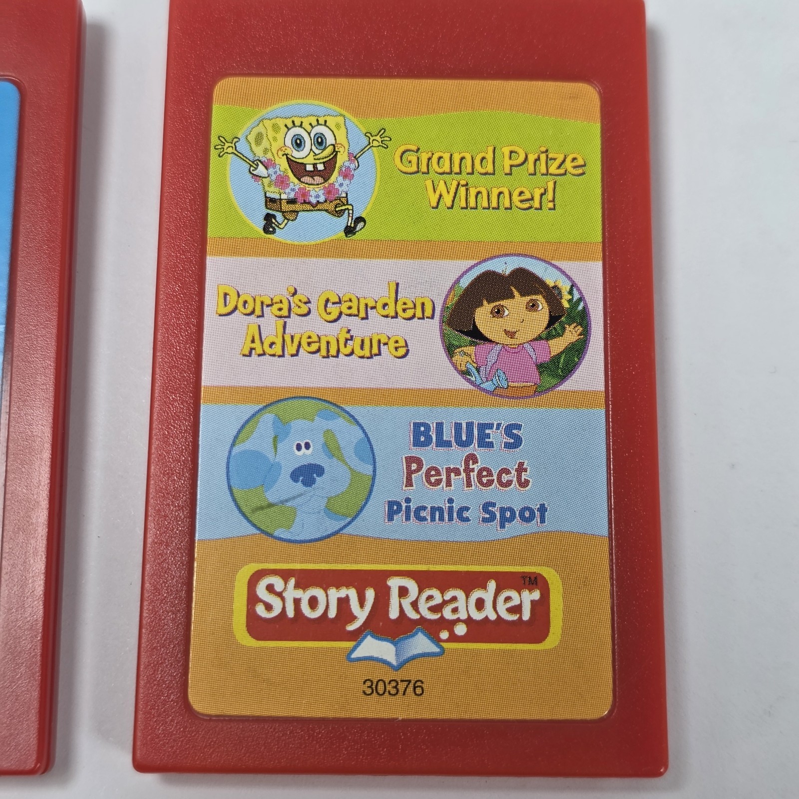 Lot 2 Story Reader Cartridges Finding Nemo Dora Blues Clues SpongeBob Tested