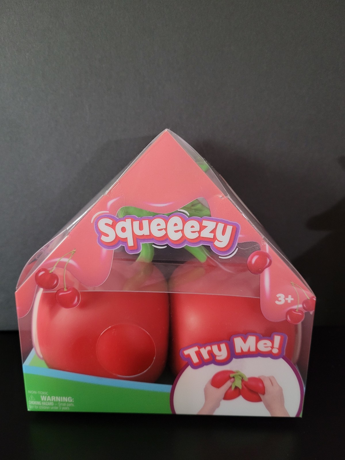 Sunny Days Squeeezy Cherries Viral Squish Squishy Fidget Toy Jumbo