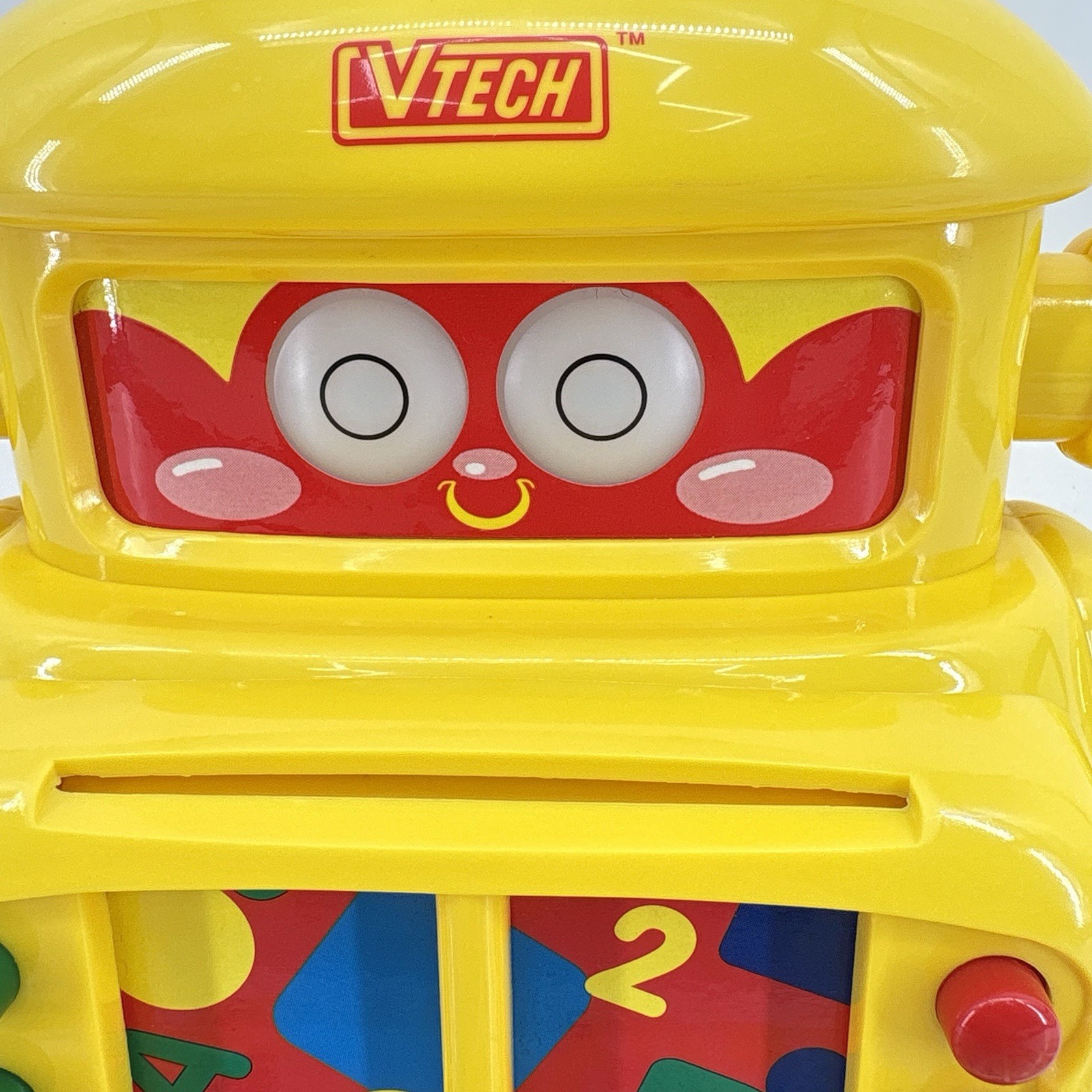 VTech Talking Little Smart Smarty VTG Robot & 10 2-Sided Activity Cards Works