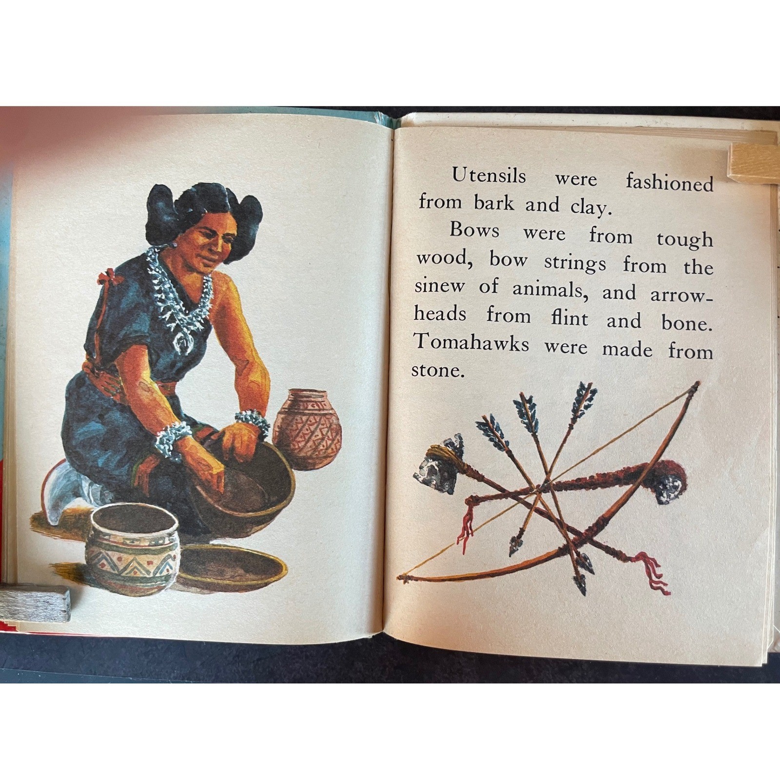 My Indian Book Rand McNally Publisher Start Right Elf Book Illustrated 1968