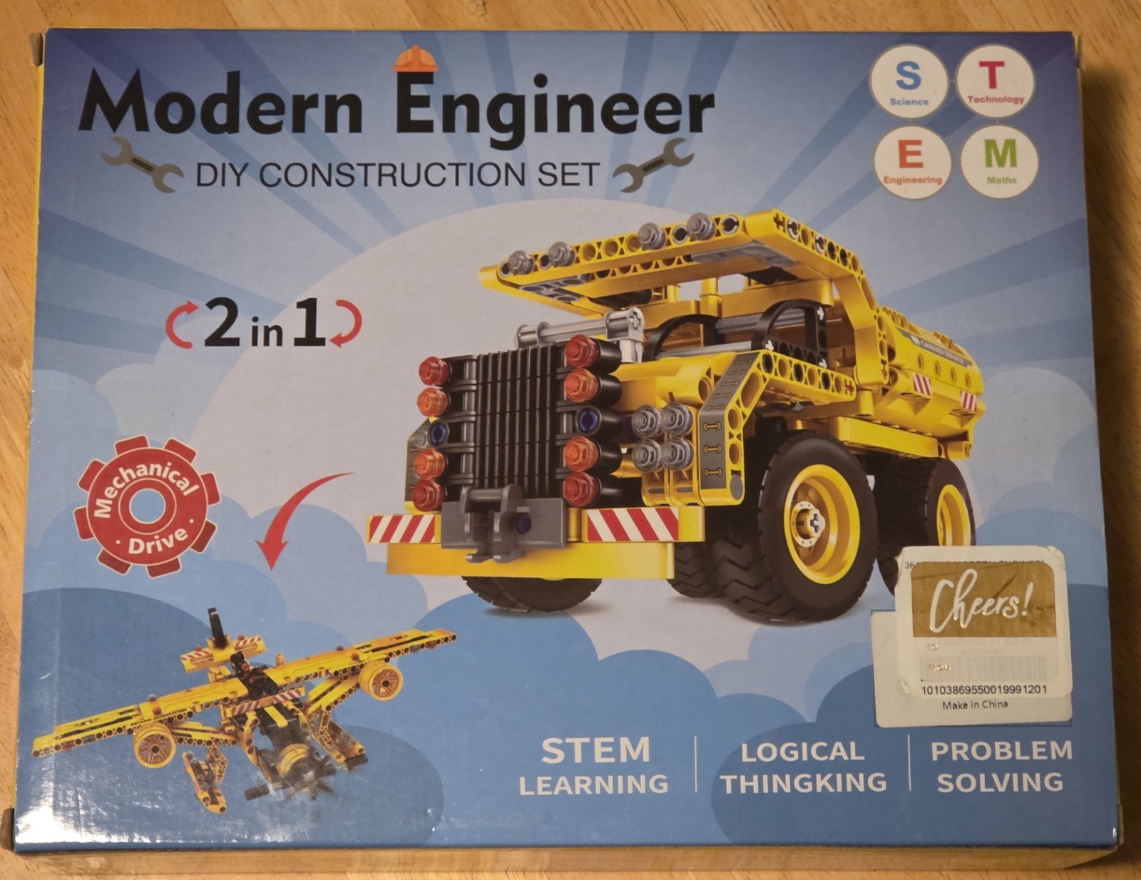 Modern EngineerDIY Construction Kit Educational: 2 in 1 Building Toys STEM