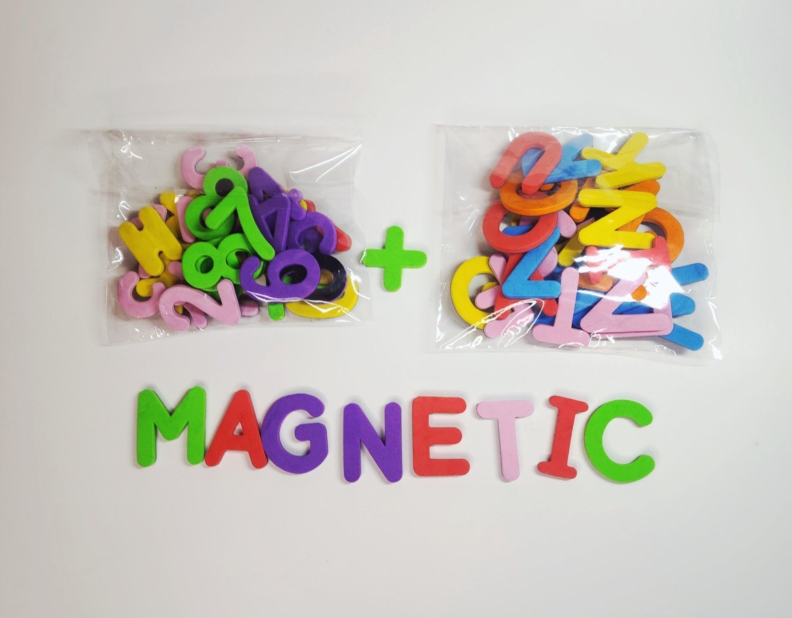 50+ Pcs Magnetic Letters & Numbers Set – Kids ABC 123 Fridge Magnet Learning New