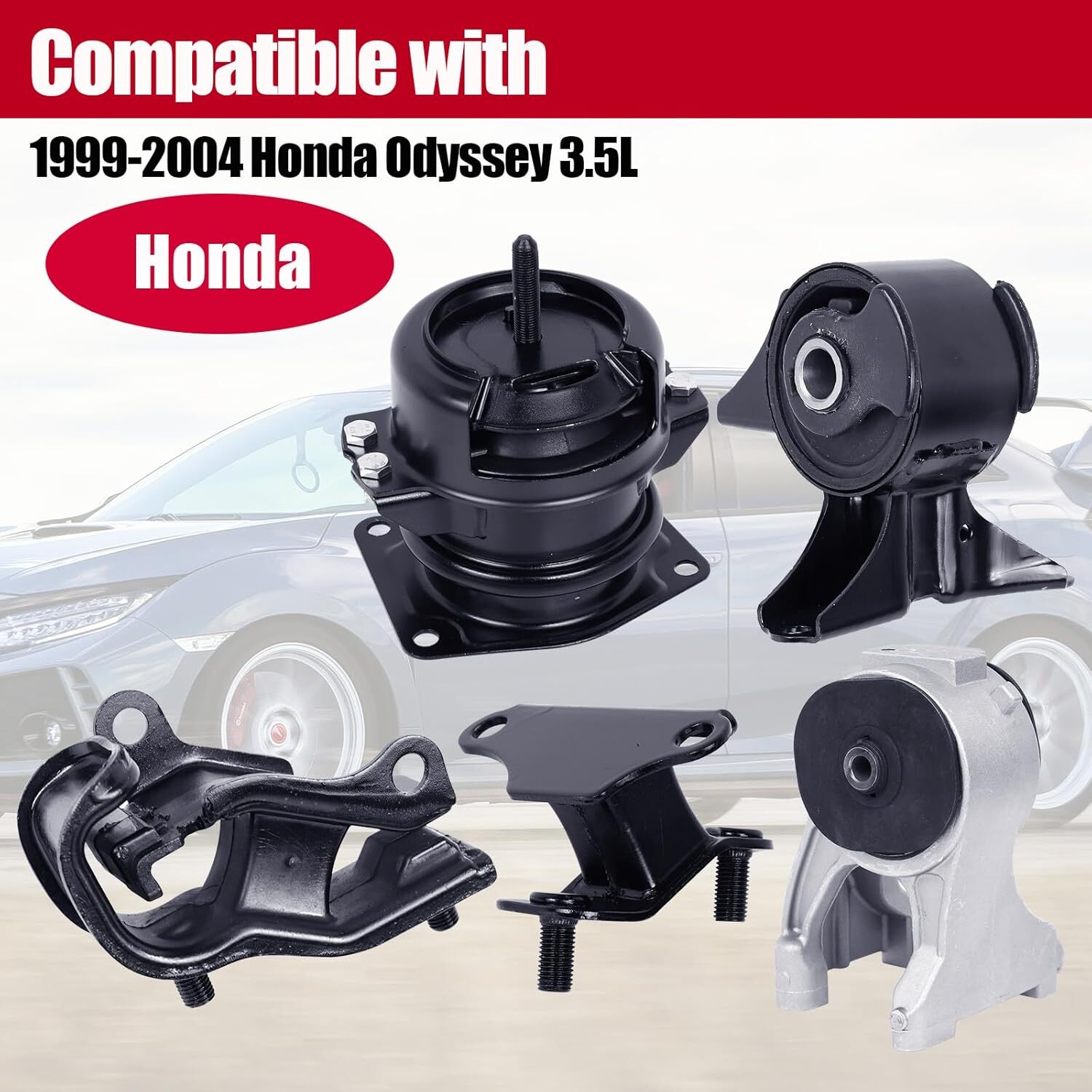 Engine Motor Mount Compatible with 1999-2004 Honda Odyssey 3.5L, Replaces A4518