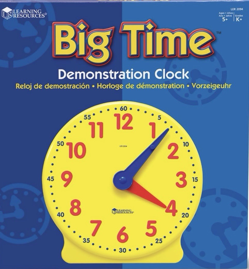 Big Time Demonstration Clock 13”