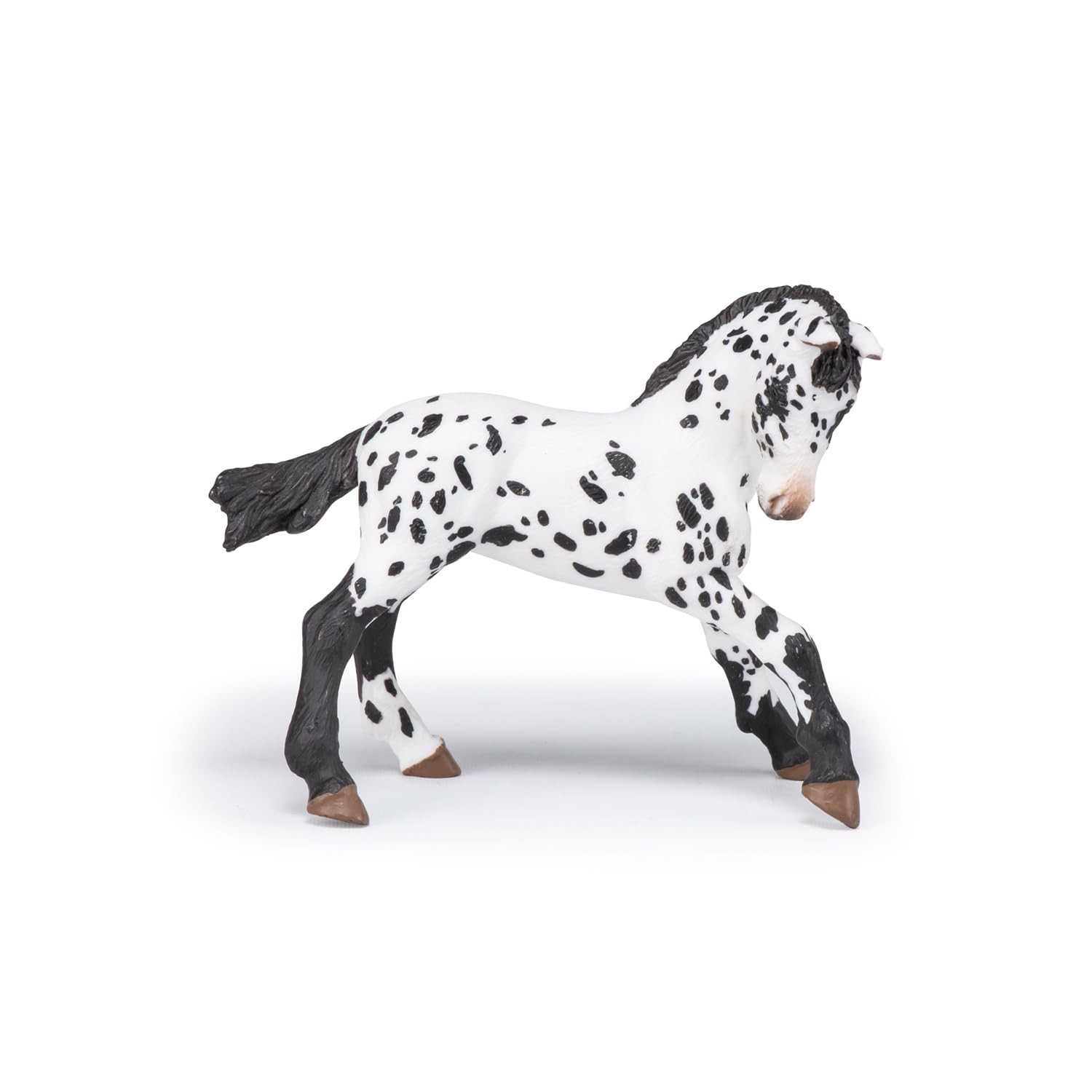 Papo – Hand-Painted – Figurine – Horses,Foals and Ponies – Black Appaloosa Foal